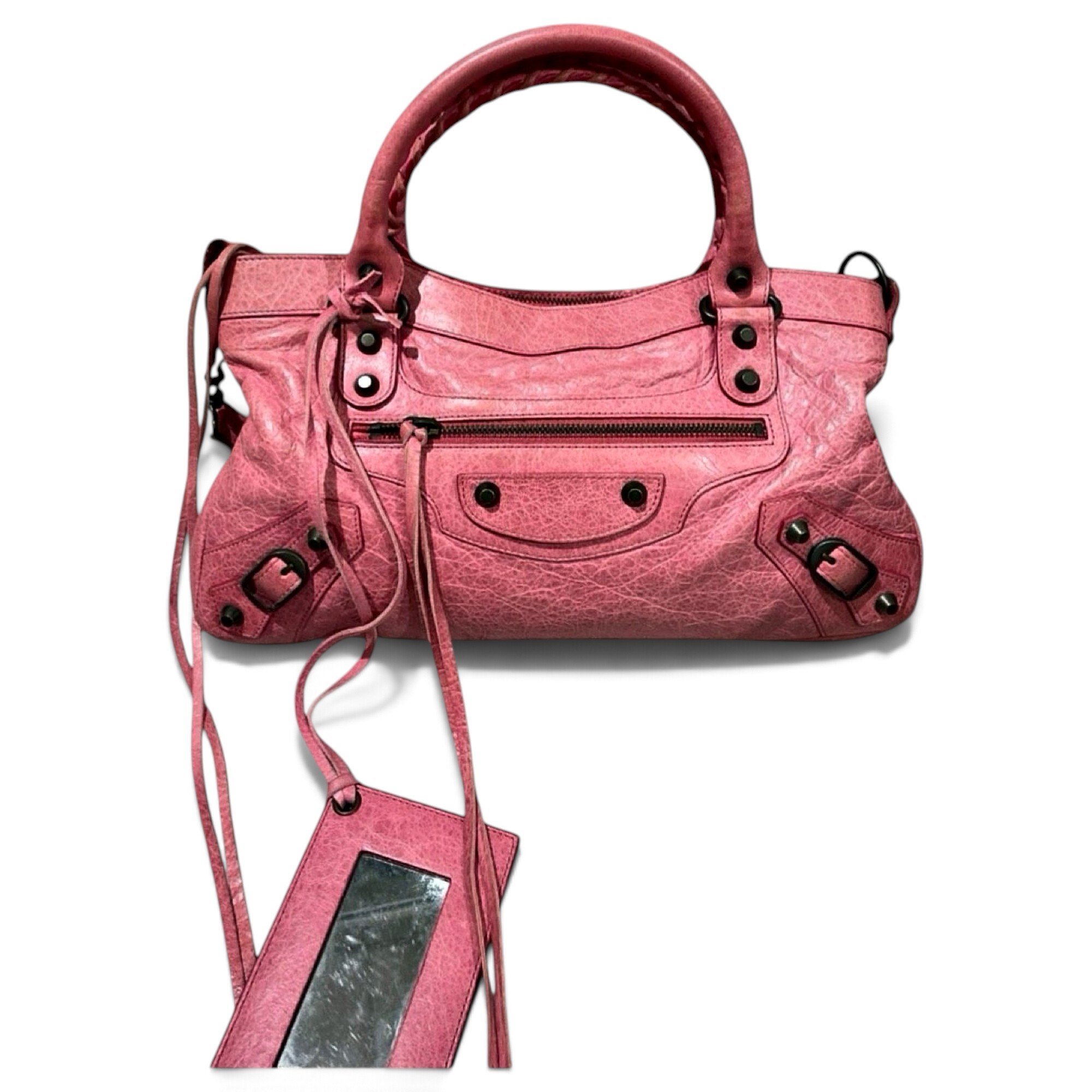 Leather handbag