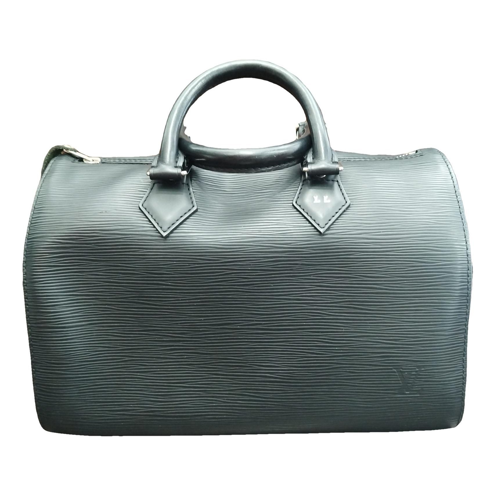 Speedy leather handbag