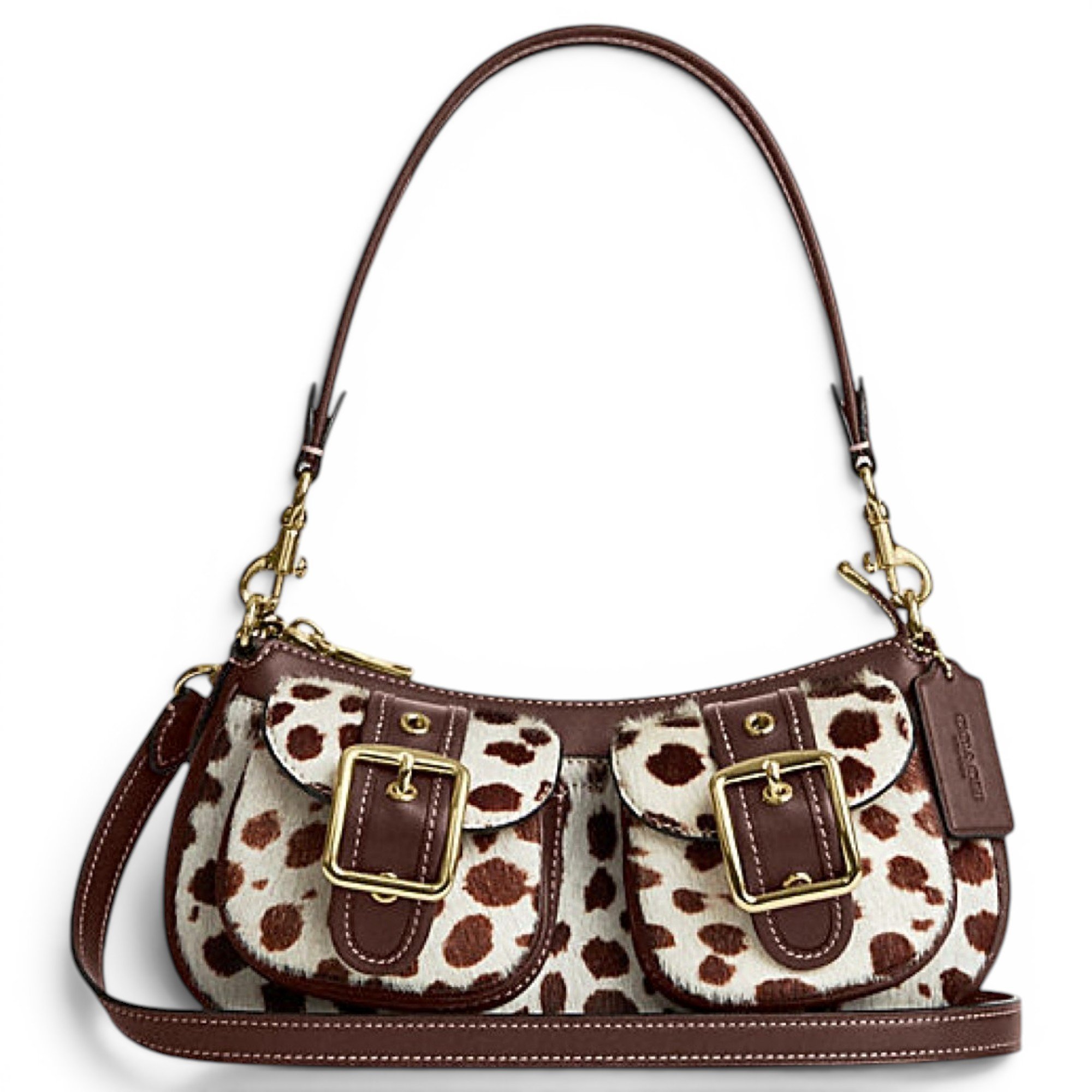 Pony-style calfskin crossbody bag