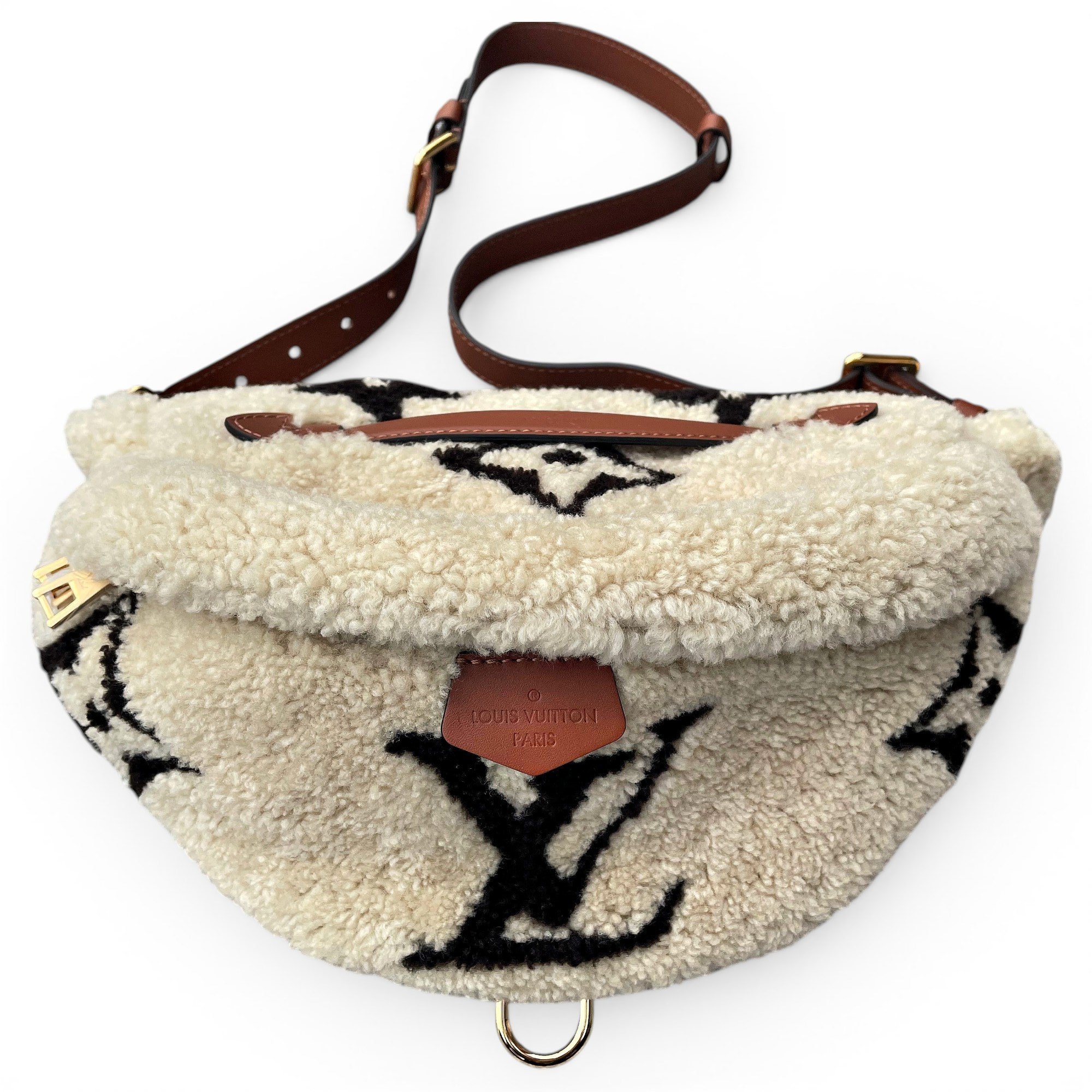 Wool crossbody bag