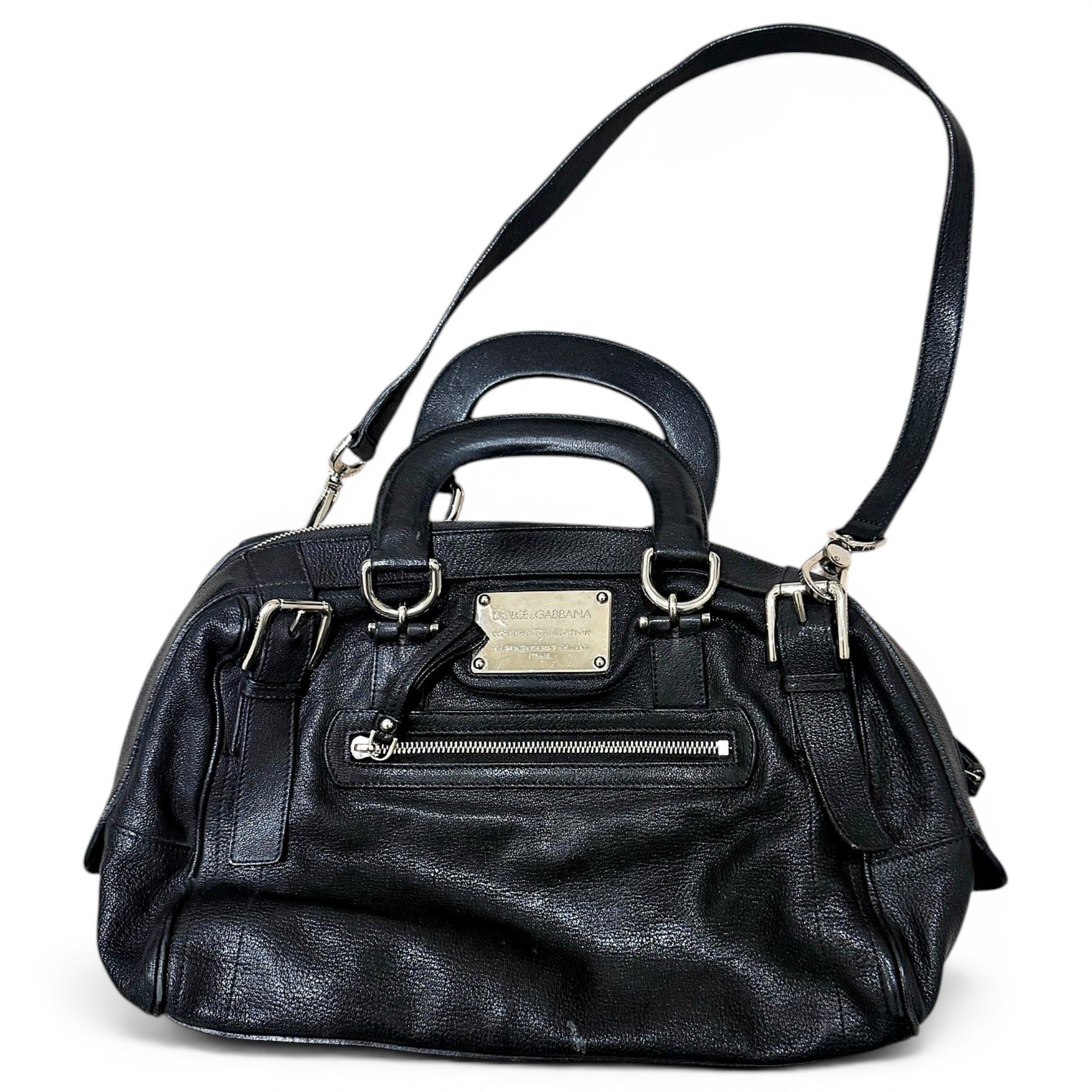 Leather satchel