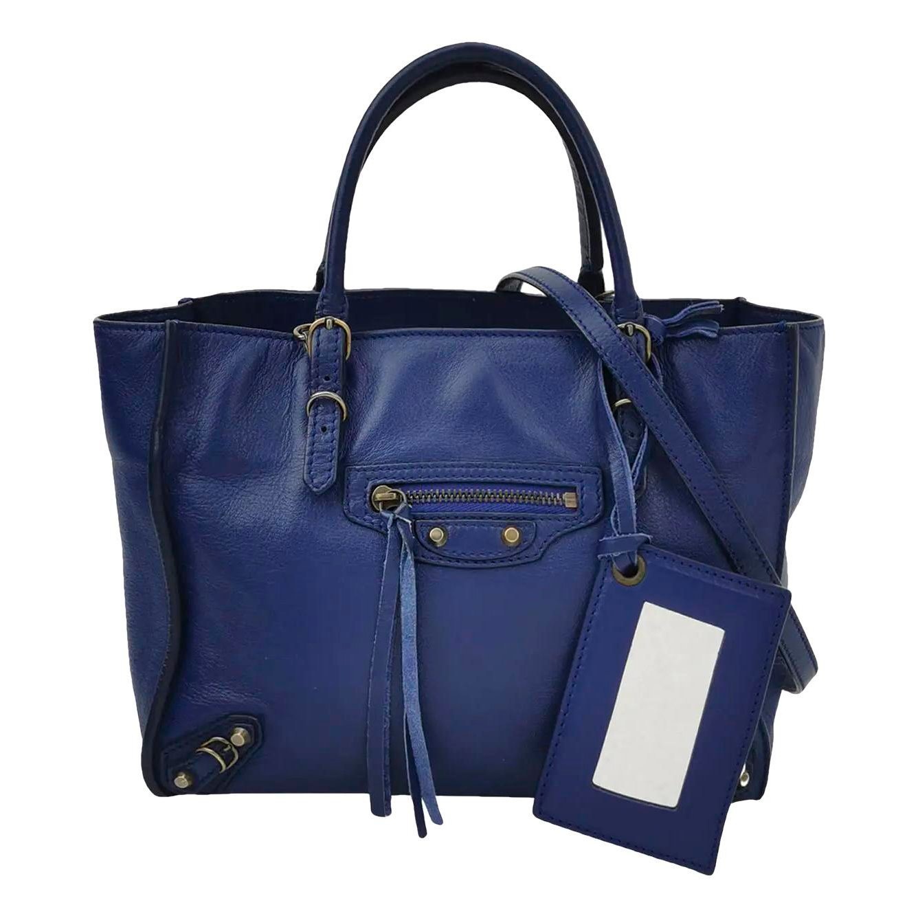 Papier leather crossbody bag