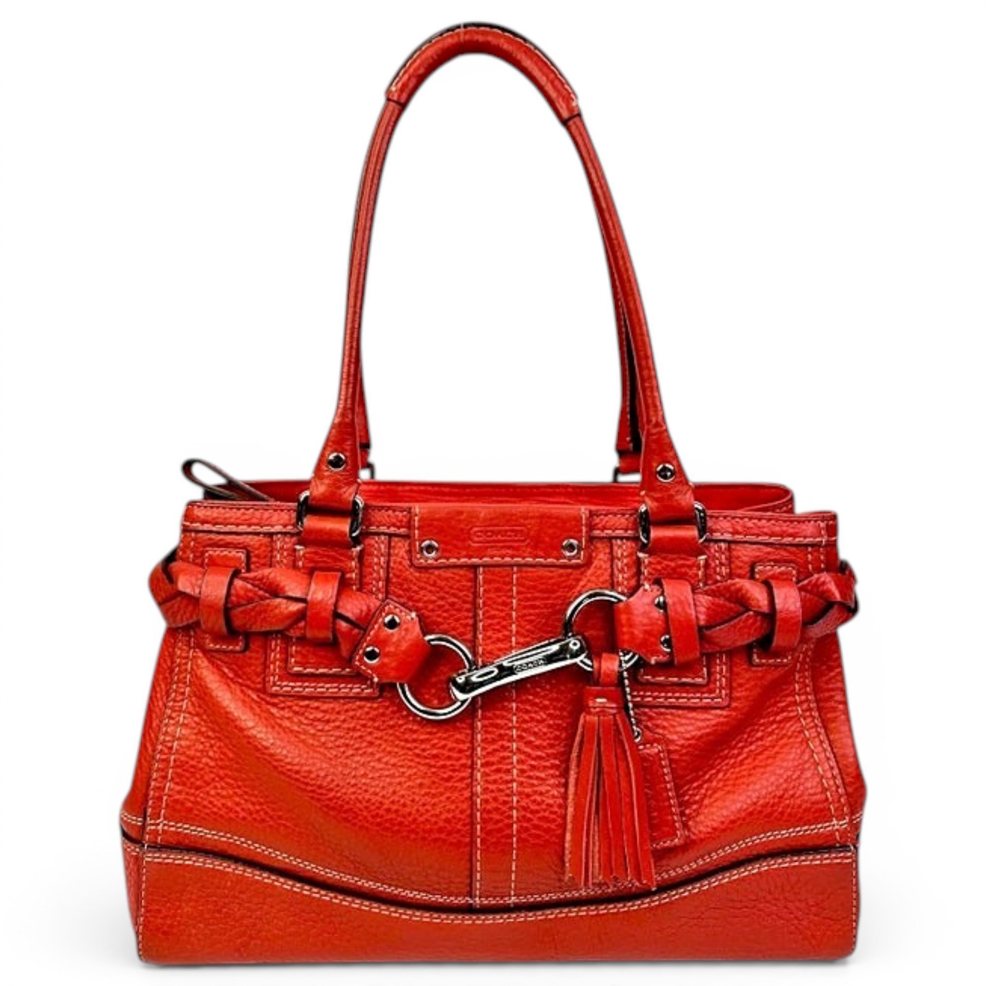 Leather handbag