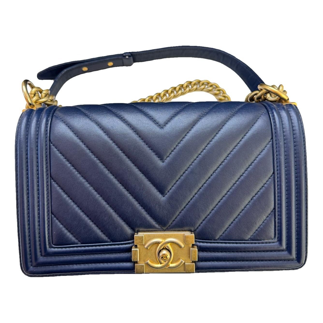 Boy pony-style calfskin handbag