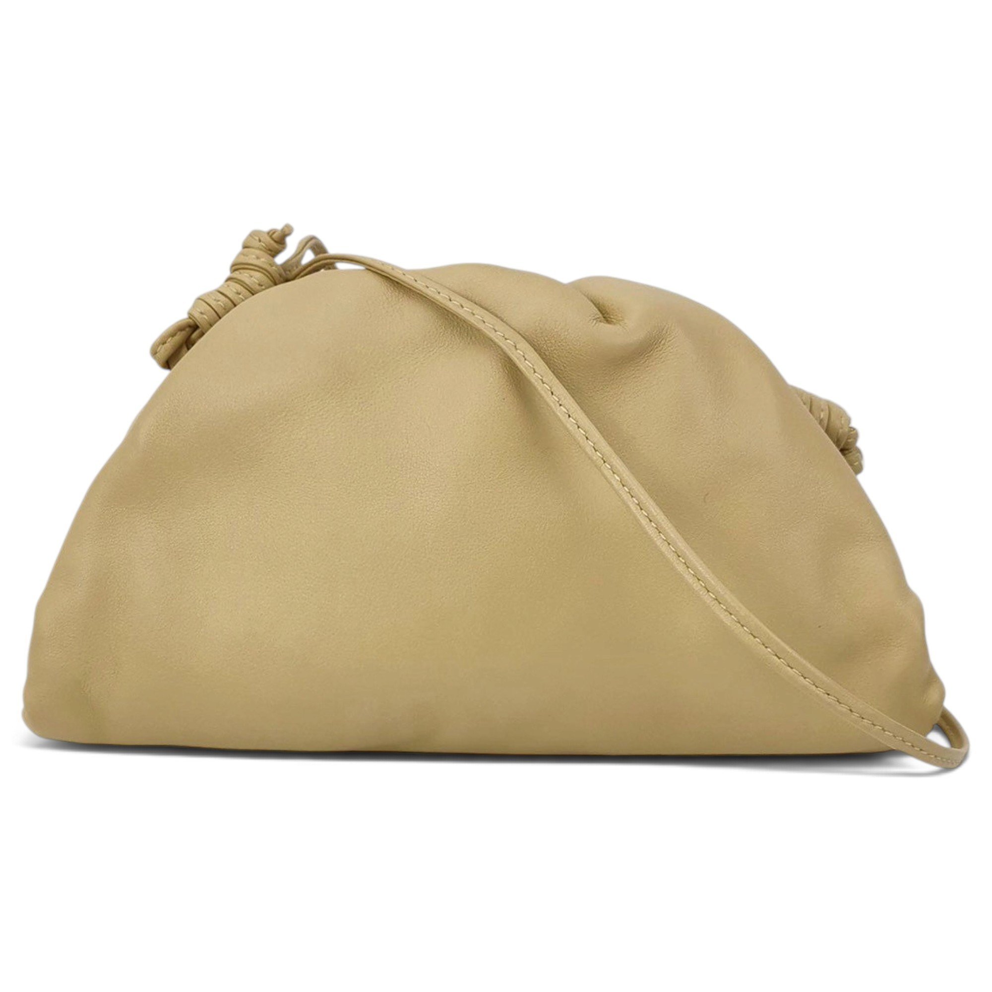 Pouch leather crossbody bag