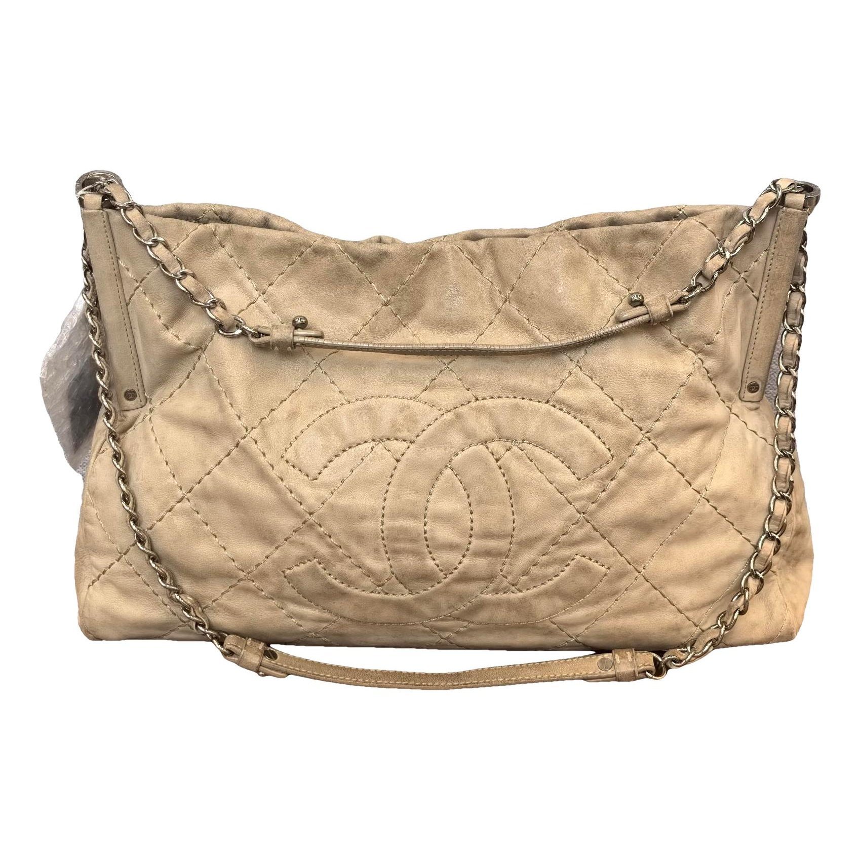 Leather tote