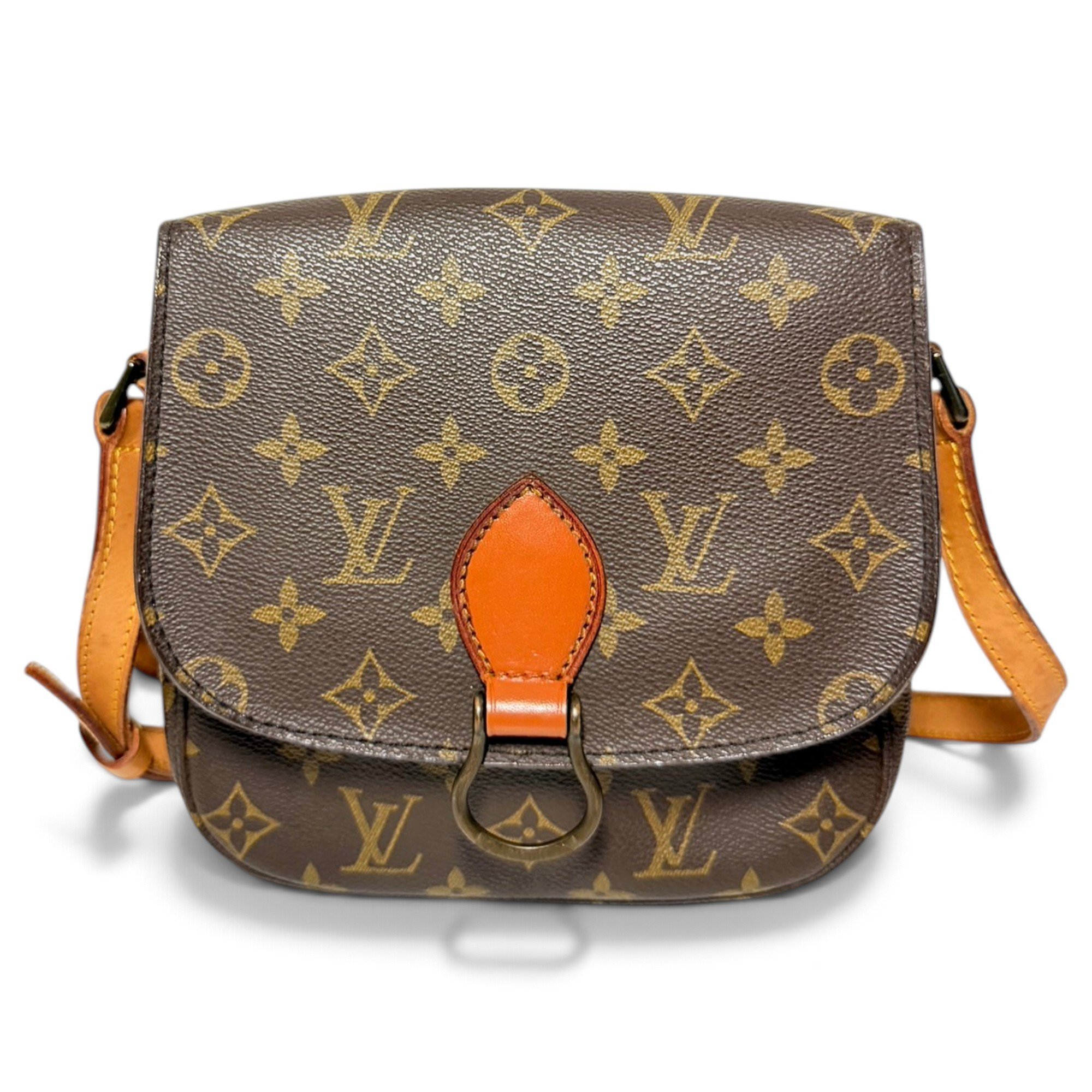 Louis Vuitton Saint Cloud vintage leather crossbody bag