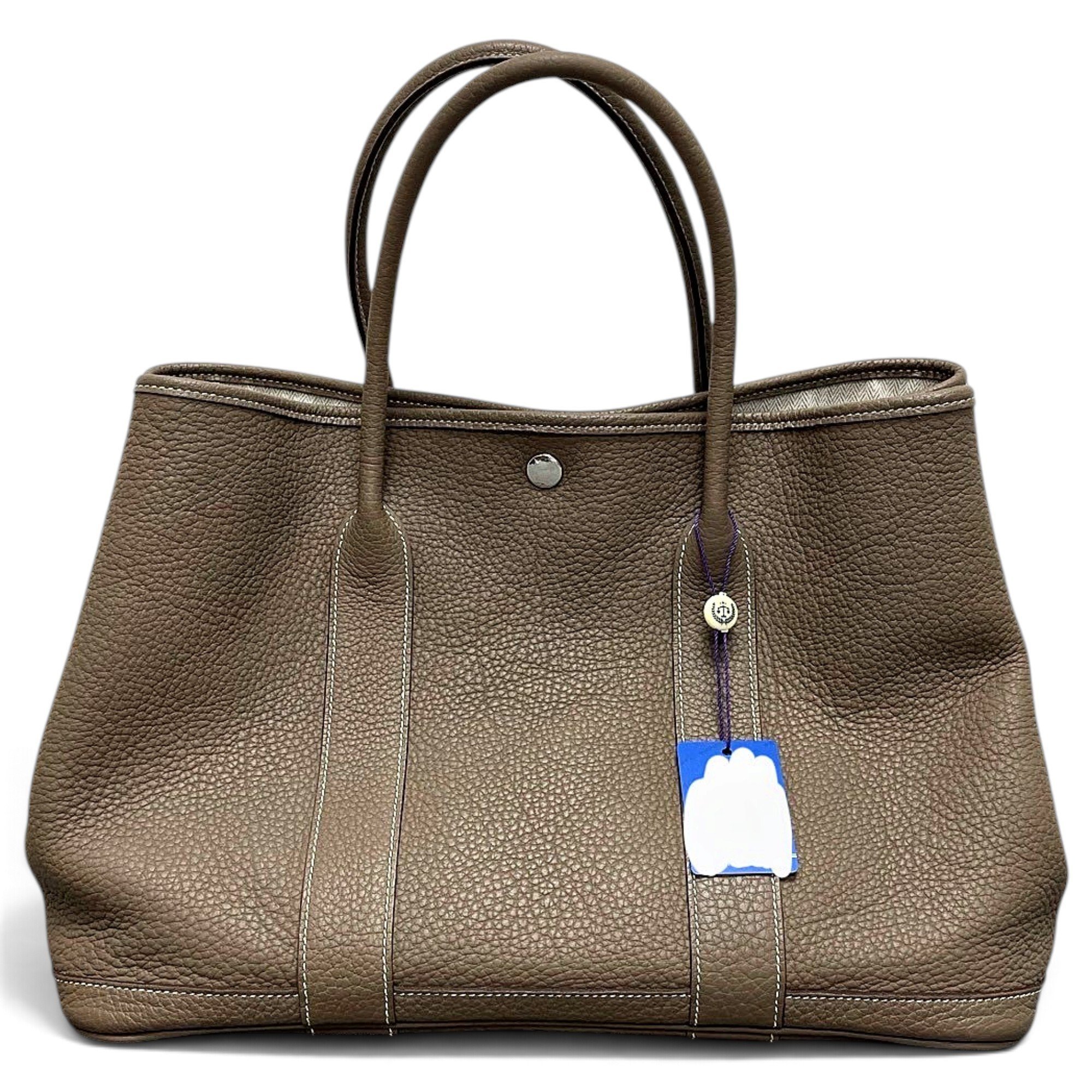 Garden Party leather handbag