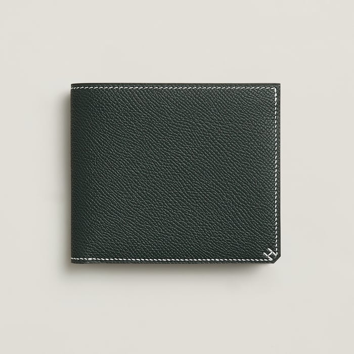 Vert Foncé H Sellier Compact Wallet