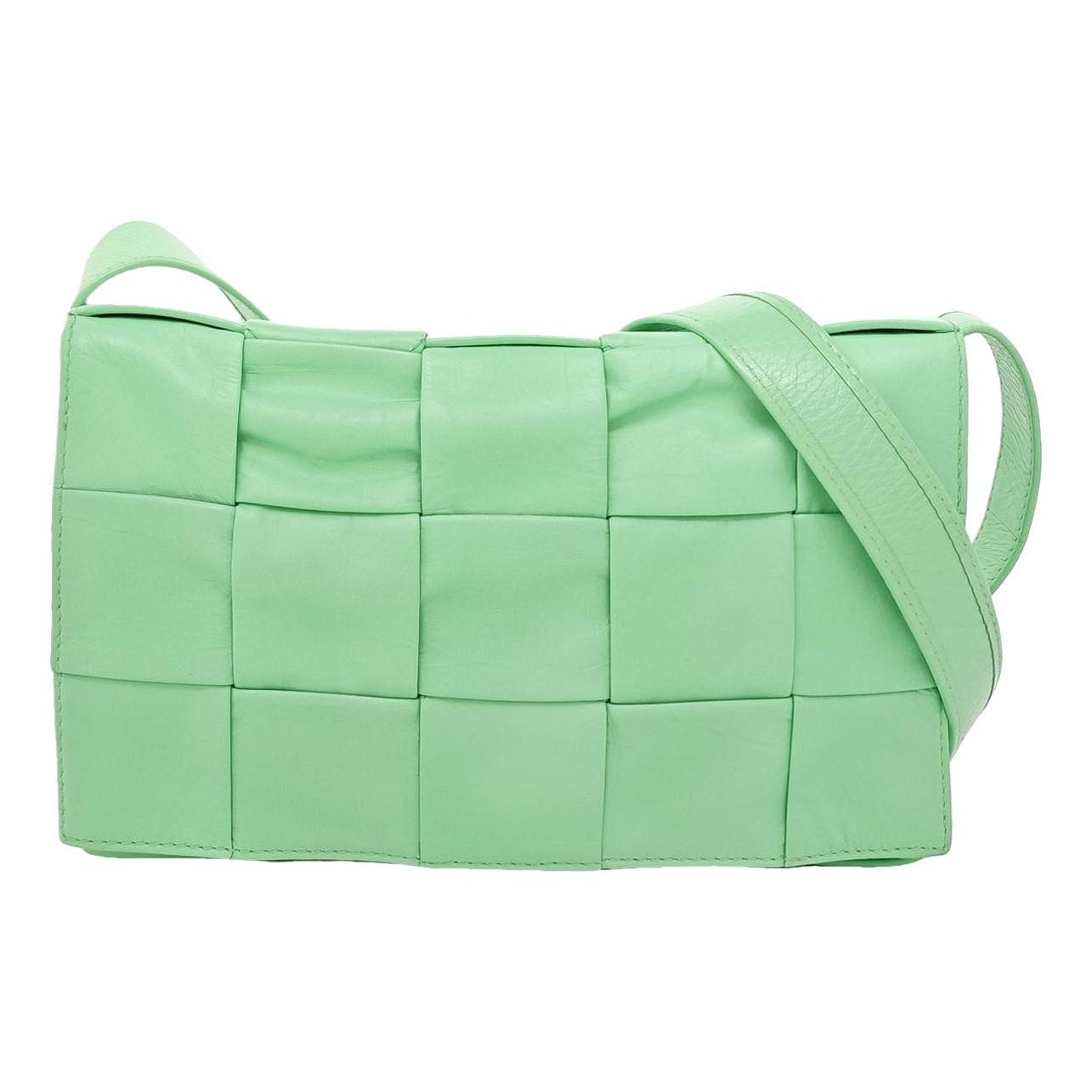 Brick Cassette leather handbag