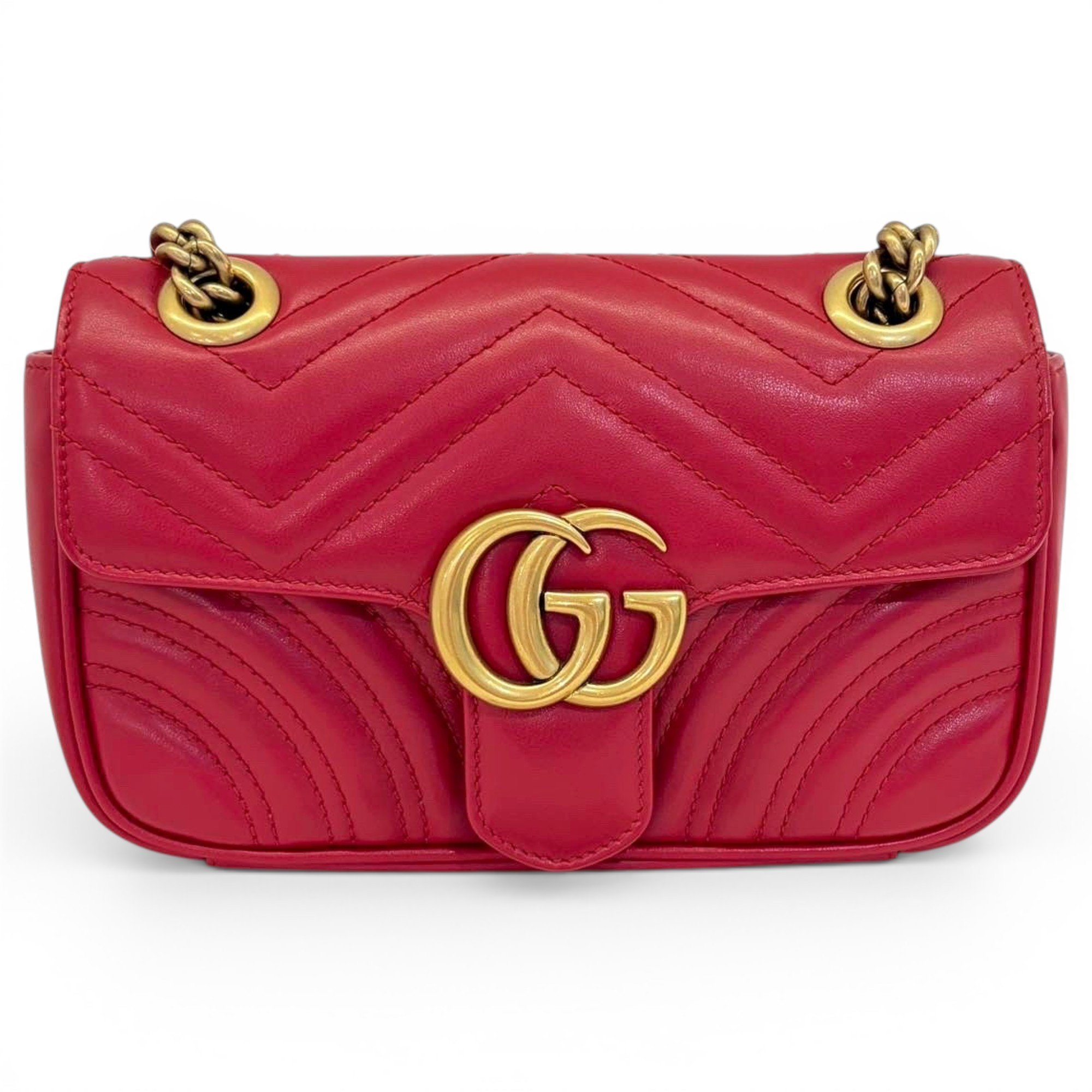 GG Marmont Flap leather crossbody bag