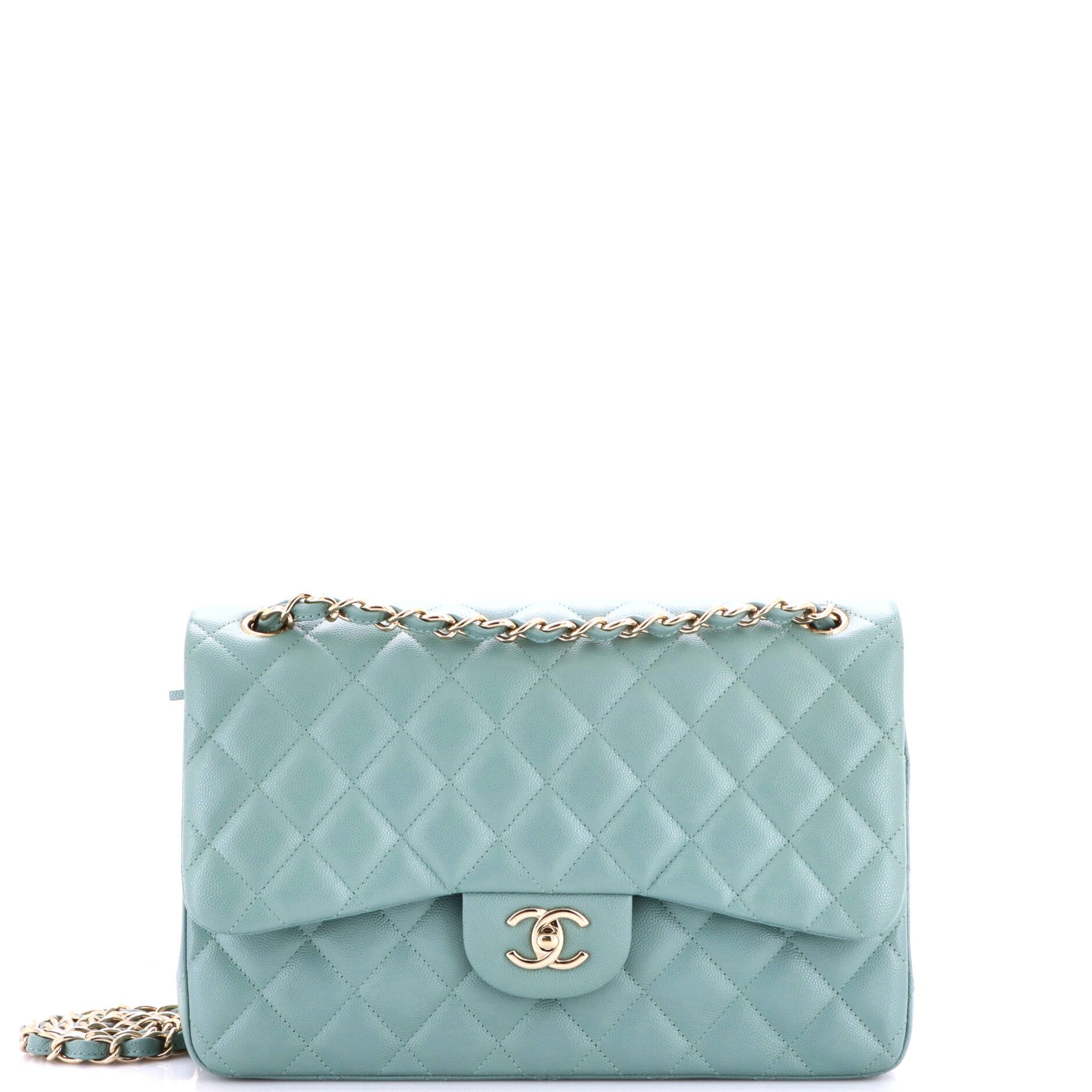 Classic Double Flap Bag Quilted Caviar Jumbo