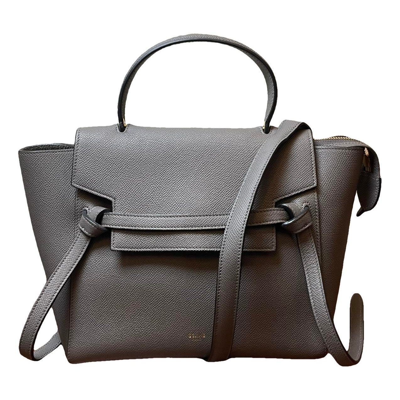 Belt leather handbag