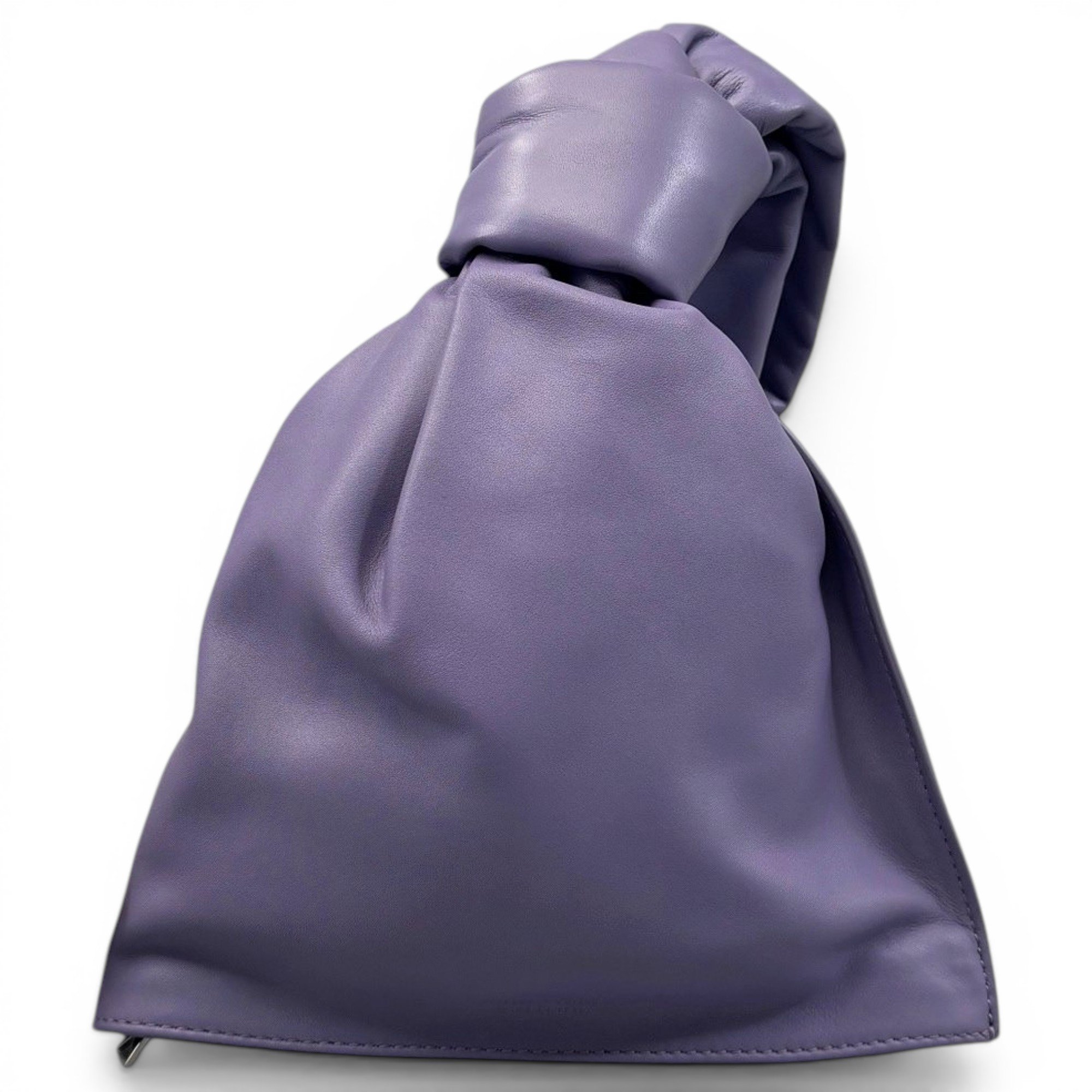 Twist leather handbag