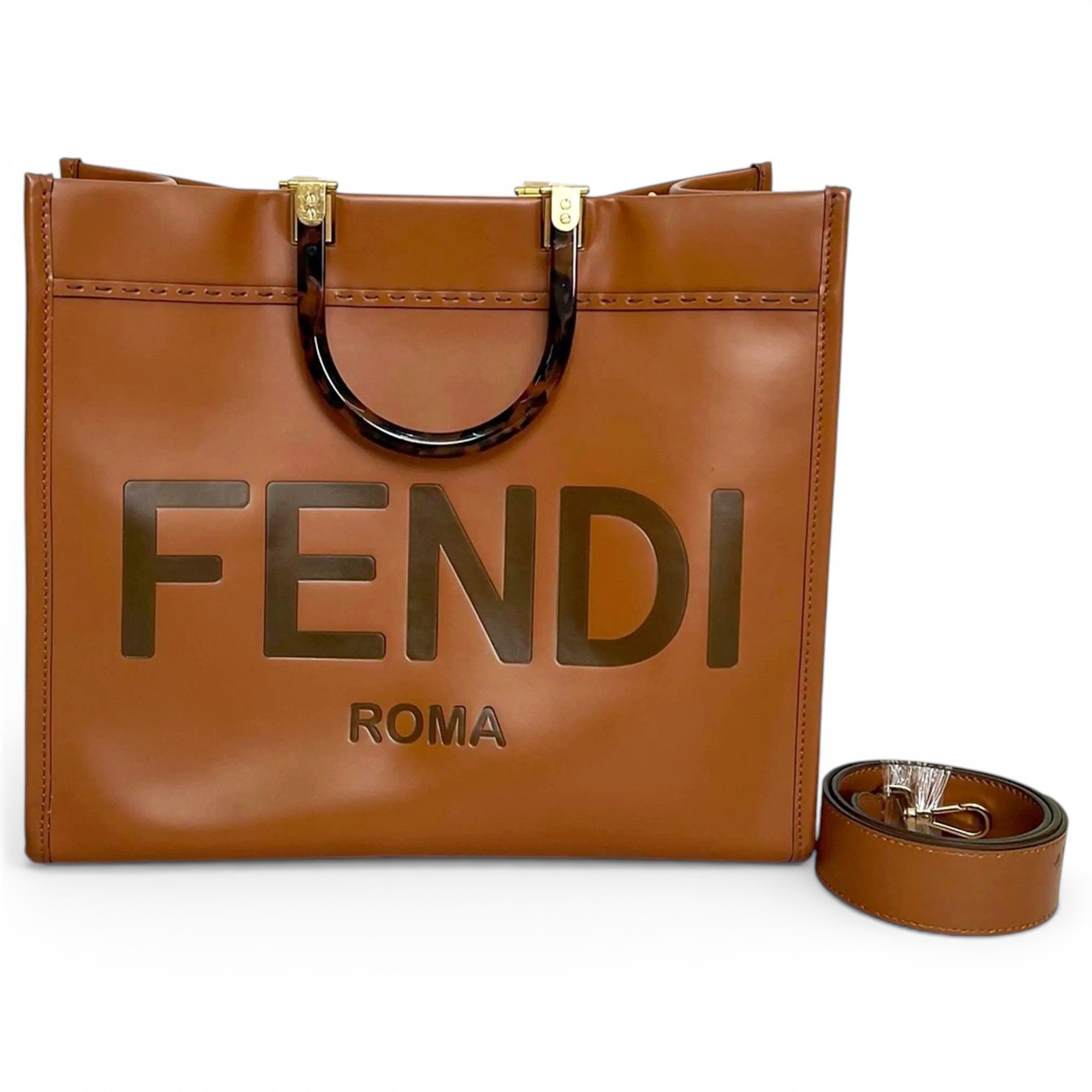 Sunshine leather tote