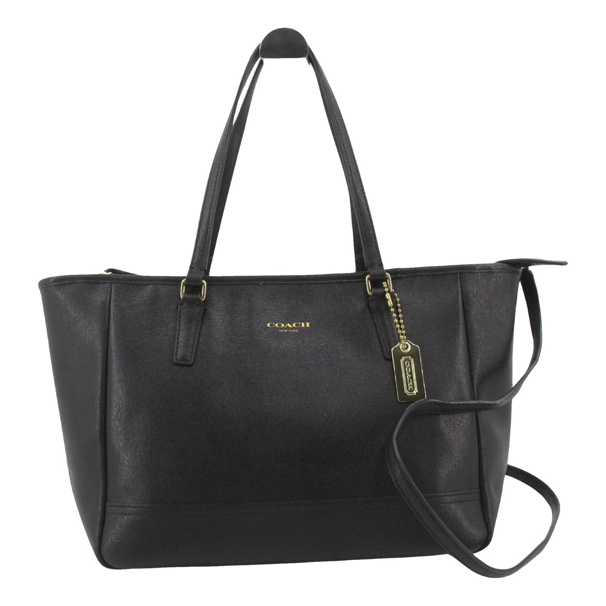 CITY ZIP TOTE leather tote