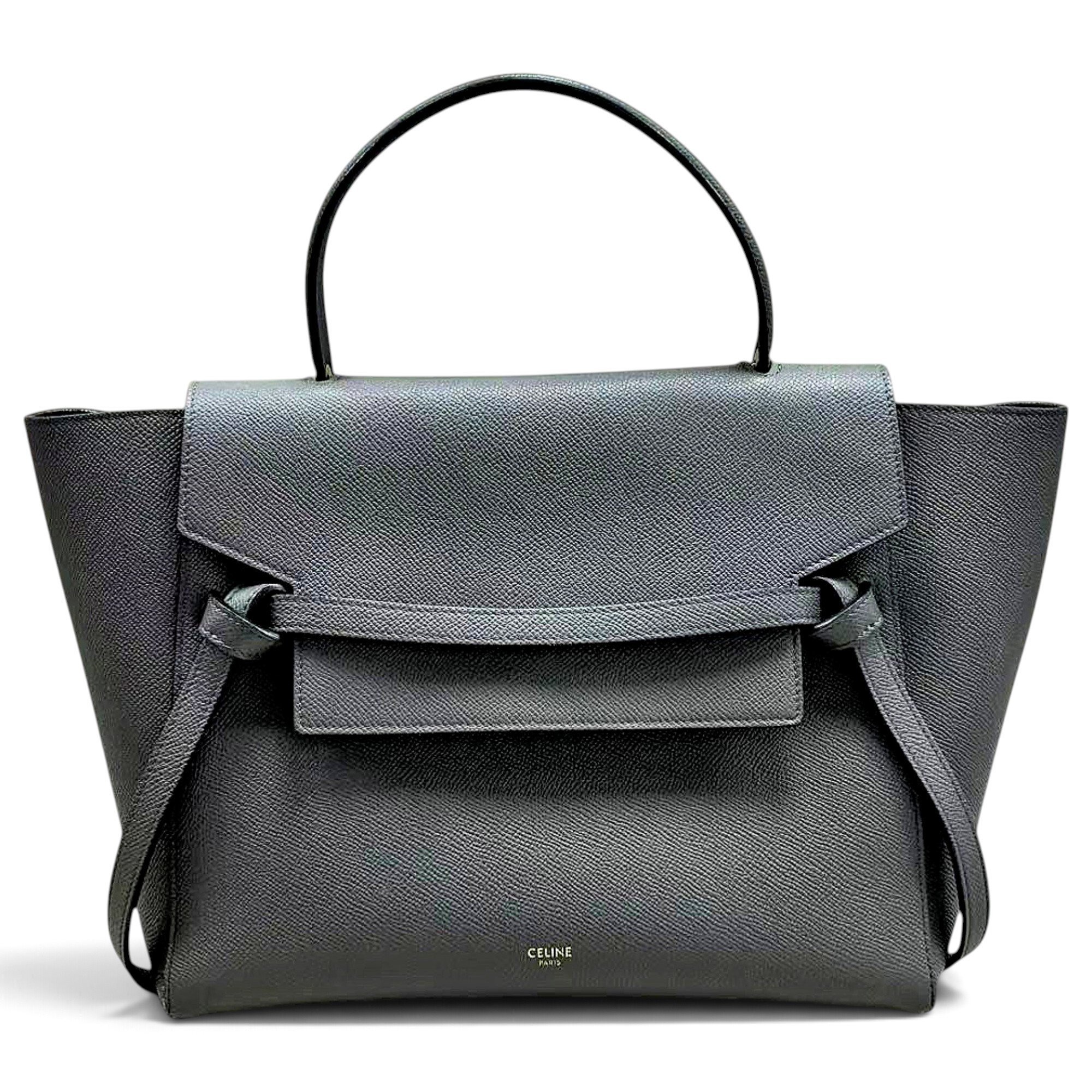 Belt leather handbag