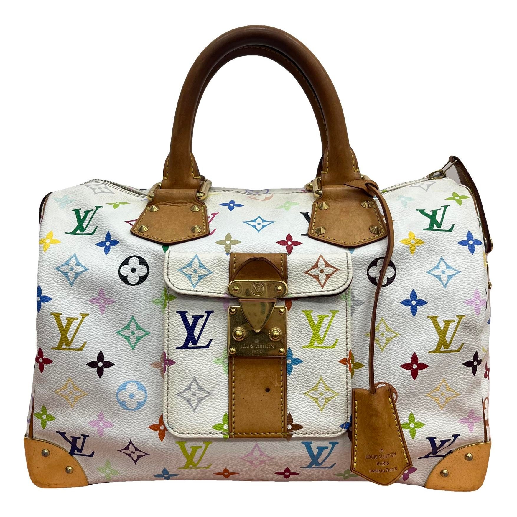 Speedy leather handbag