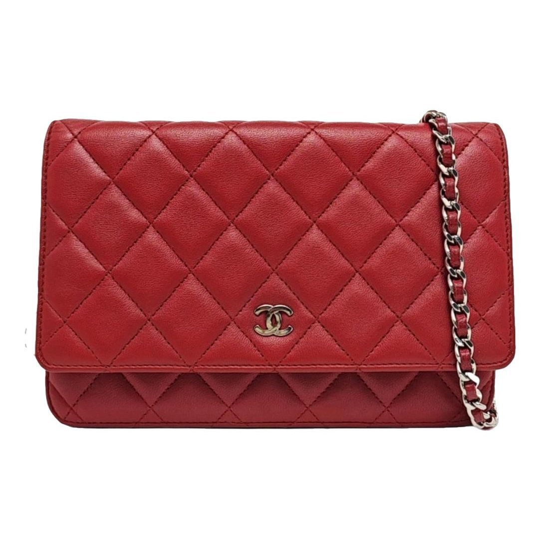 Wallet On Chain Timeless/Classique leather handbag
