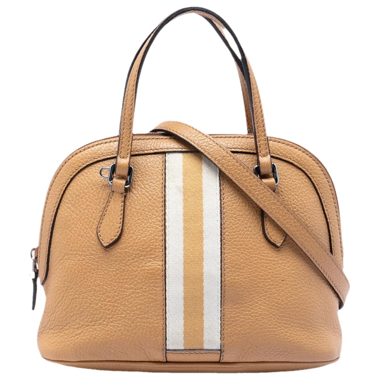Dôme leather satchel