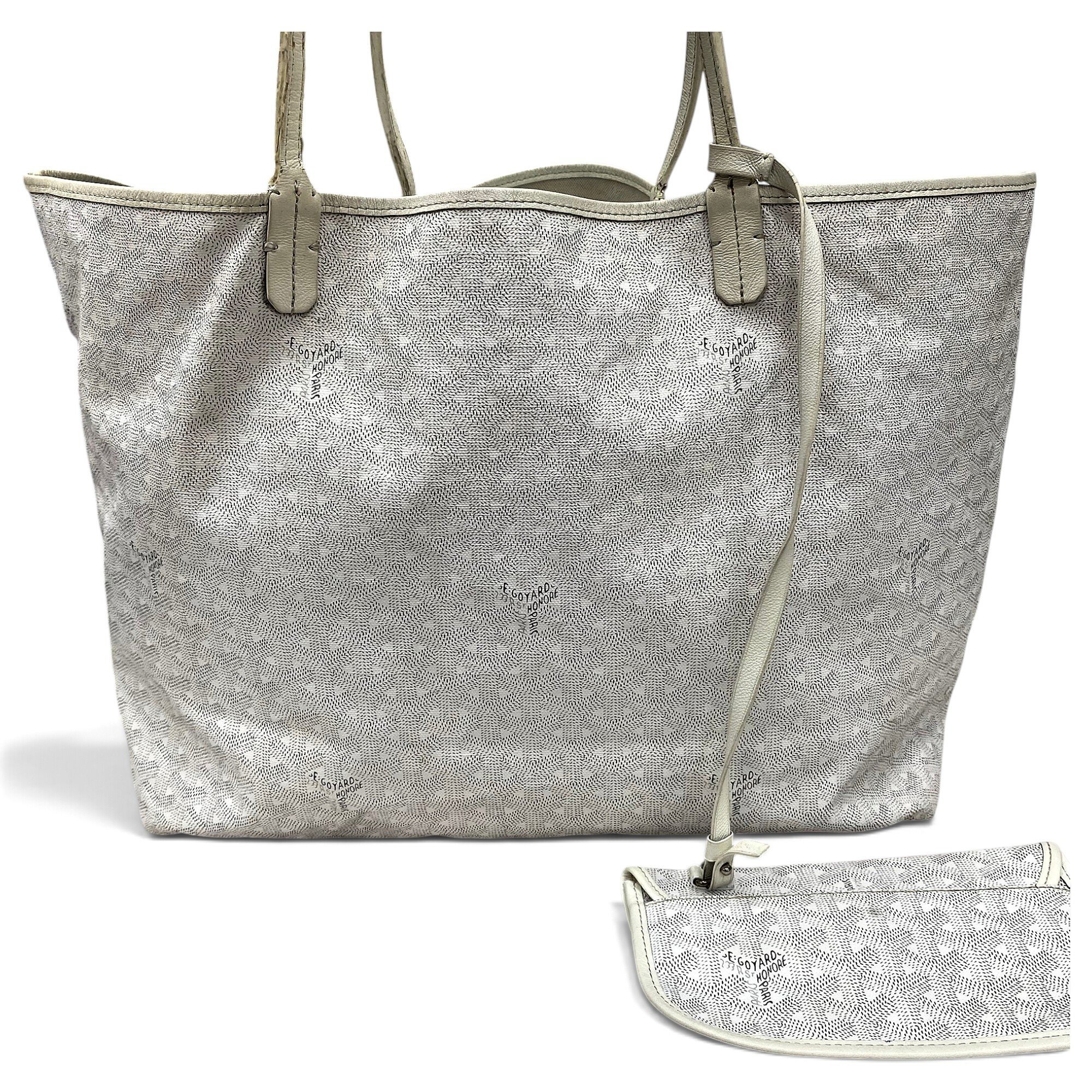Goyard Anjou leather handbag
