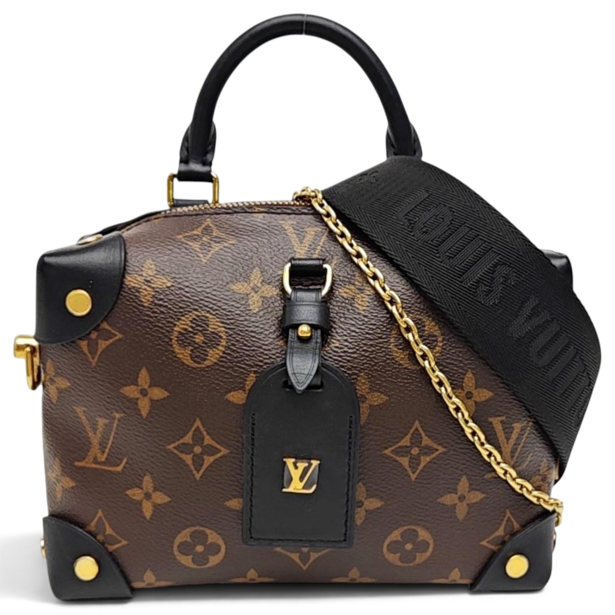 Petite Malle Souple leather handbag