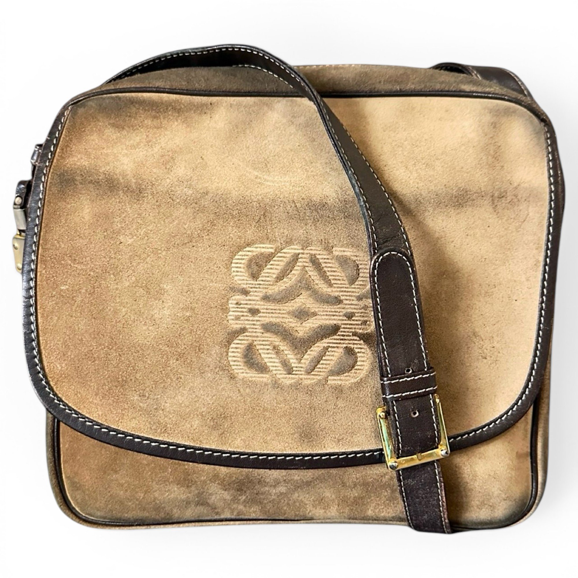 Anagram crossbody bag
