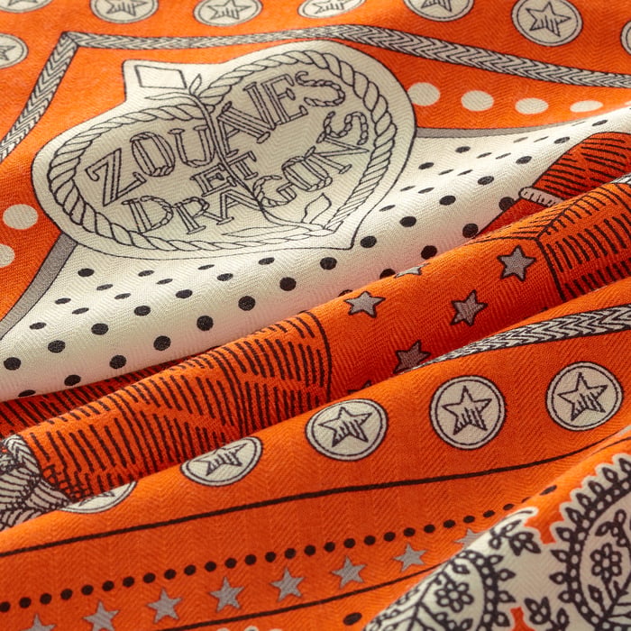 Zouaves Et Dragons Bandana 숄 140