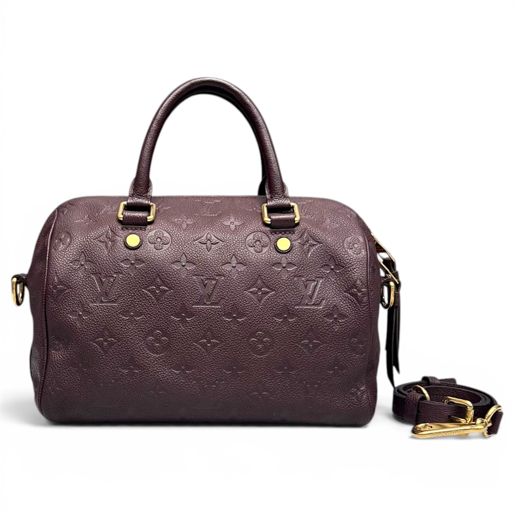 Speedy leather handbag