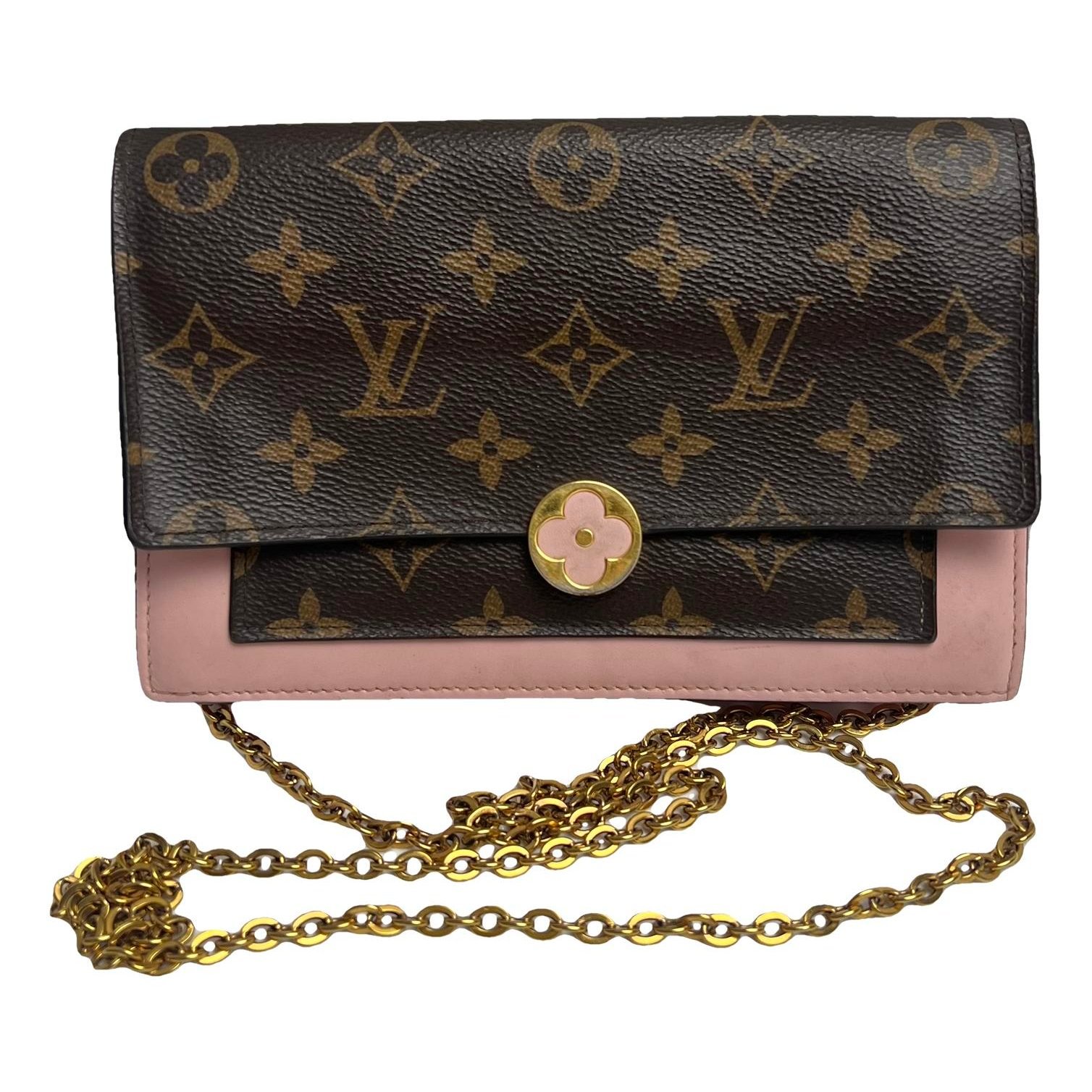 Flore chain leather handbag