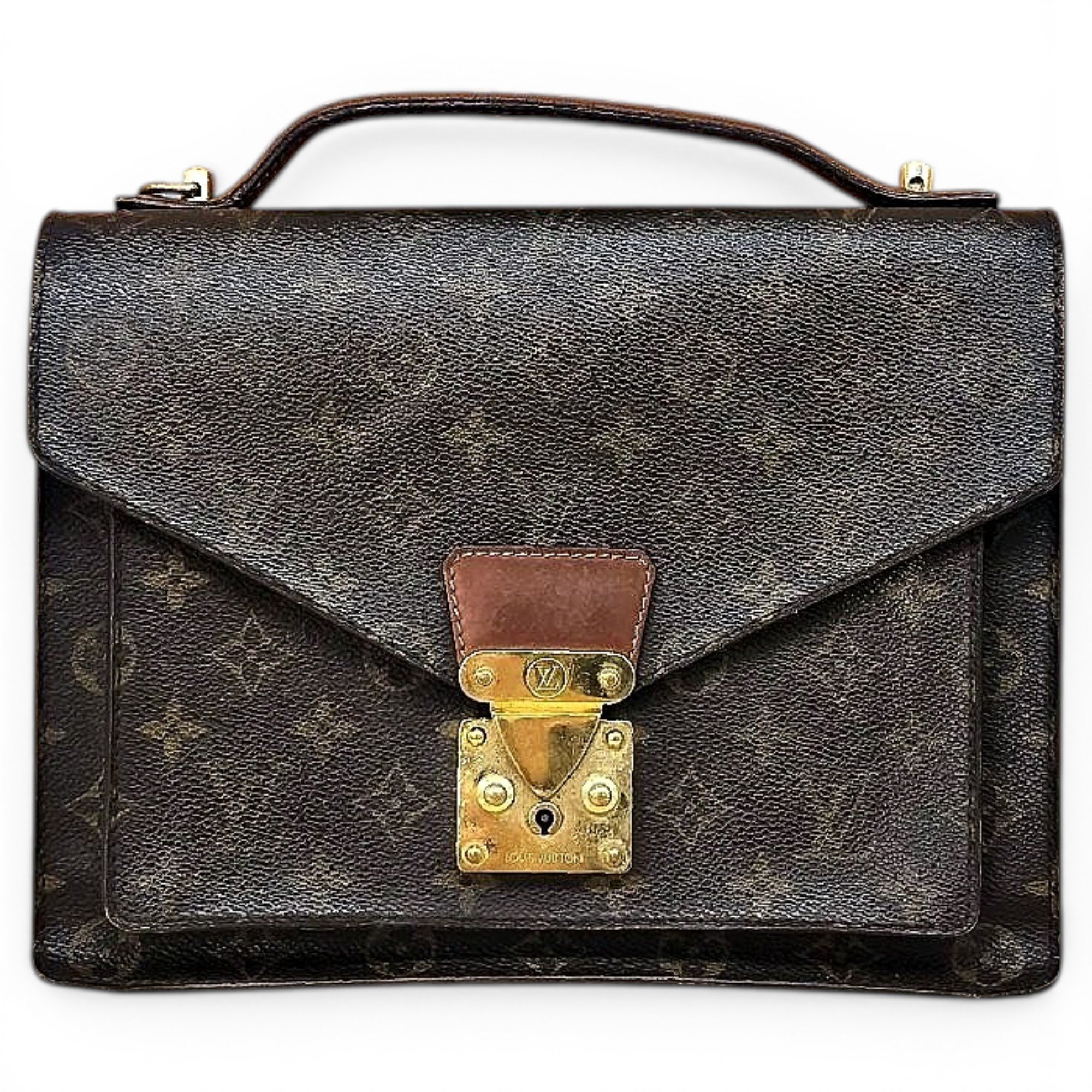 Leather tote