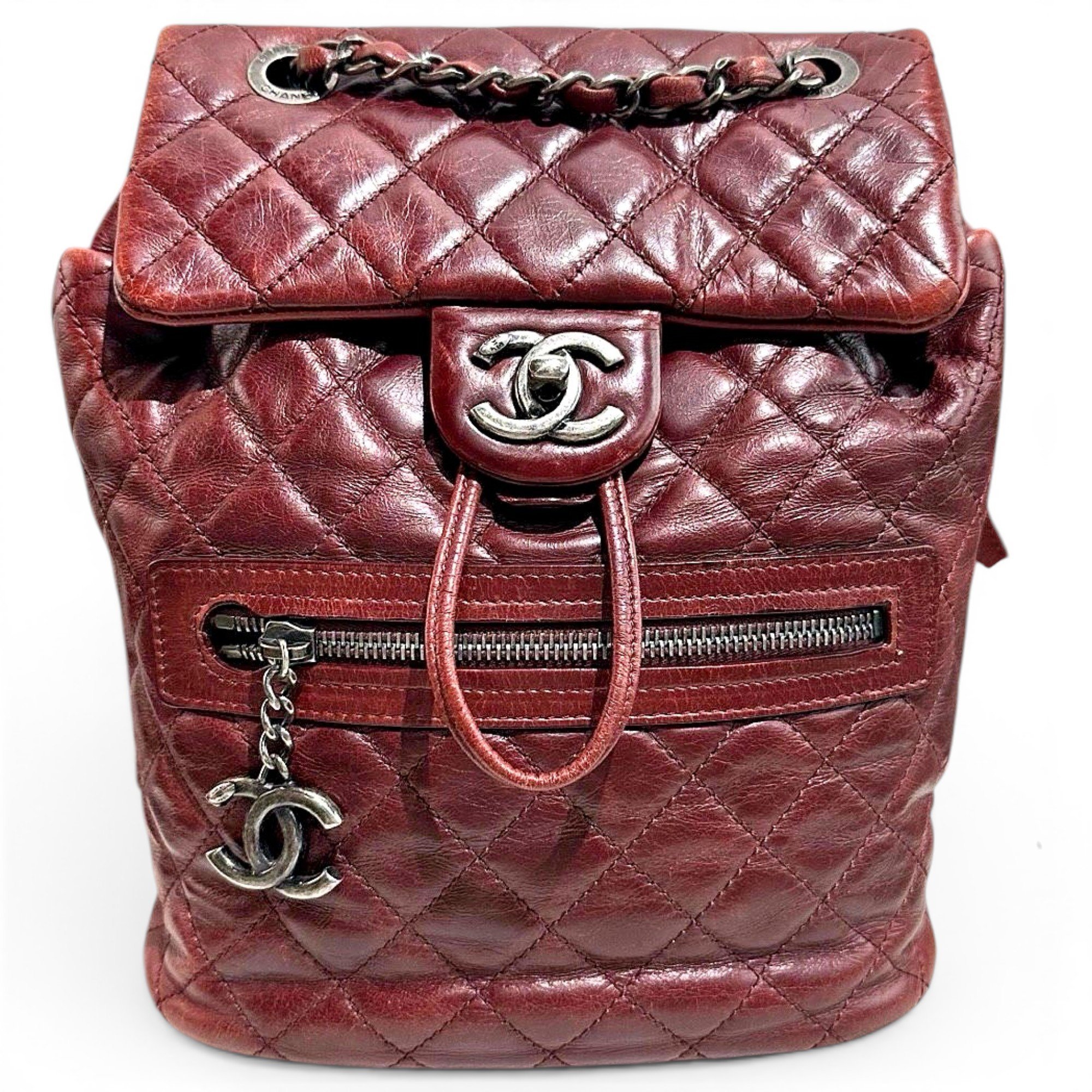 Mountain leather backpack