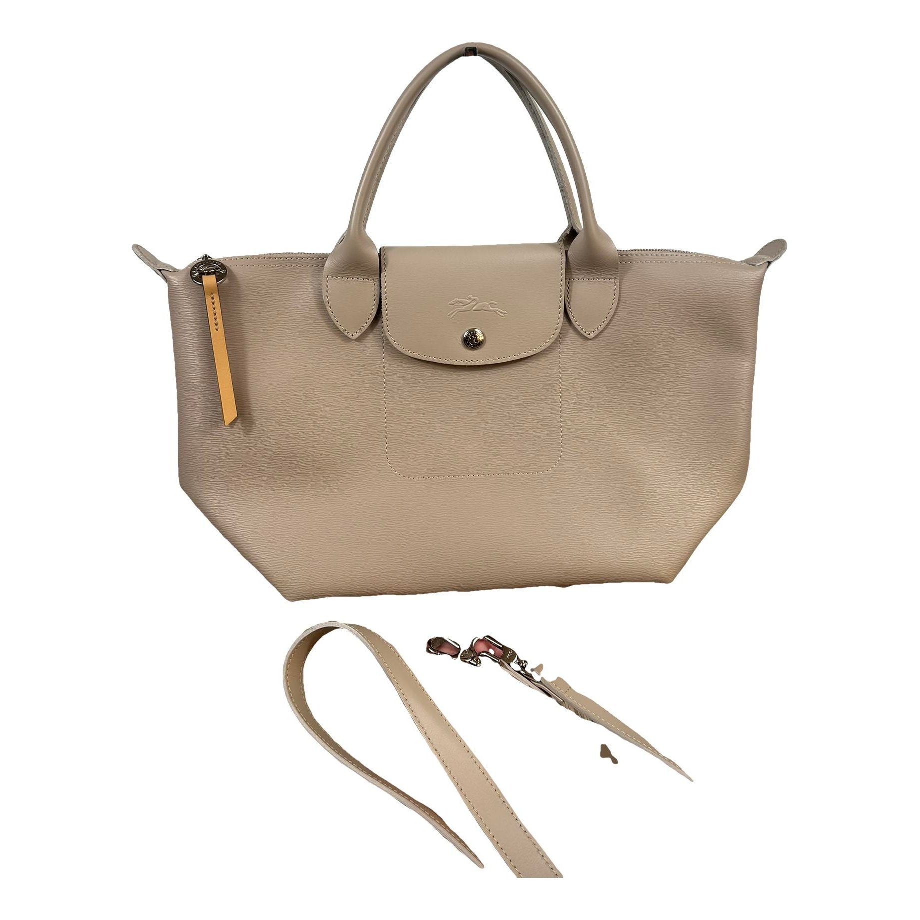 Pliage leather crossbody bag