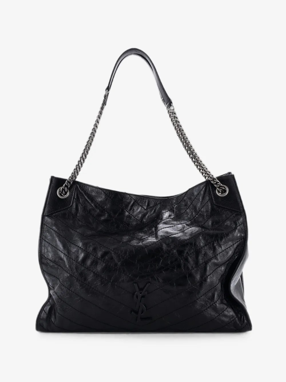 Niki Shopping Tote Matelasse Chevron Leather Large shoulder bag