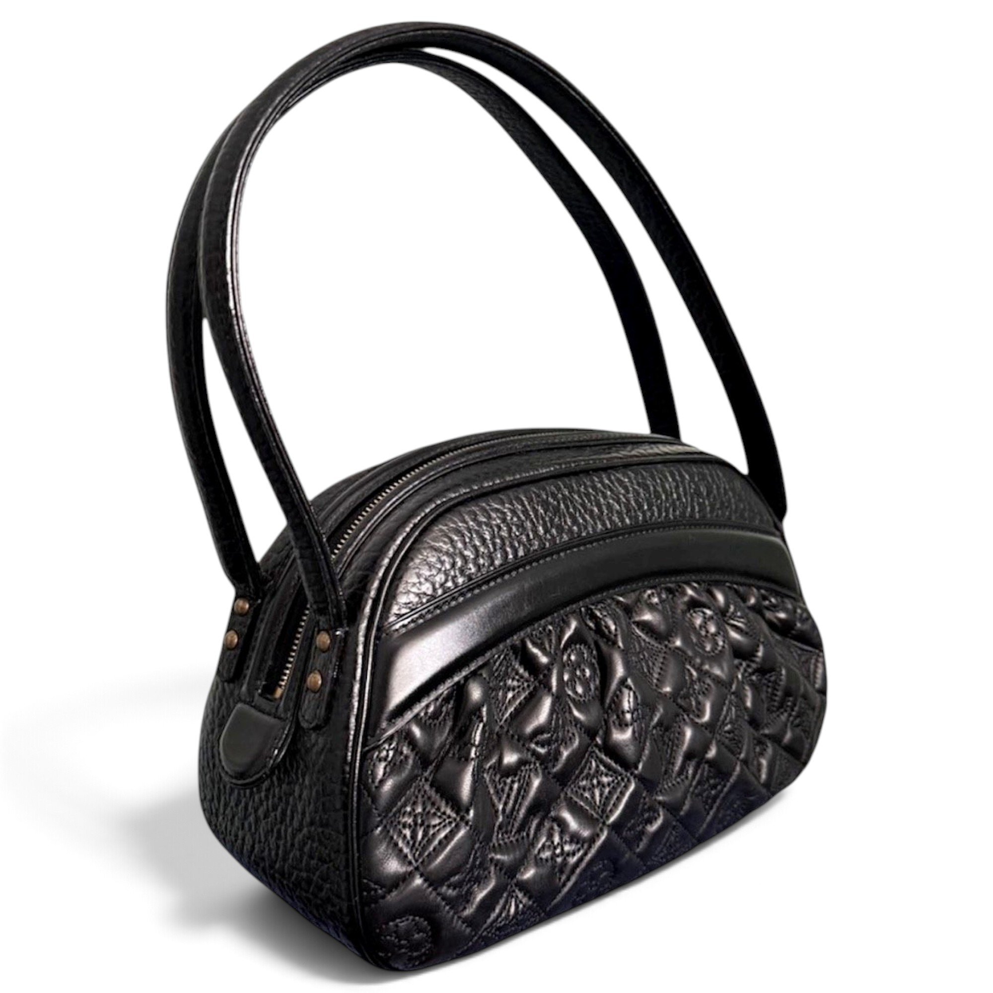 Leather handbag