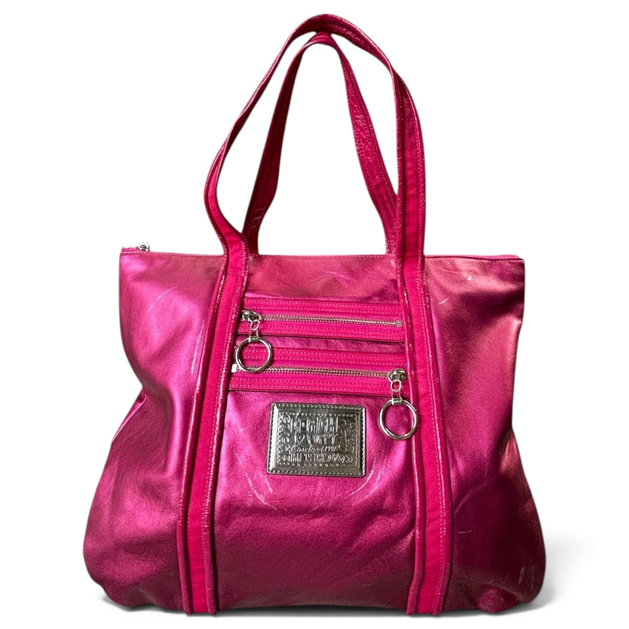 Leather tote