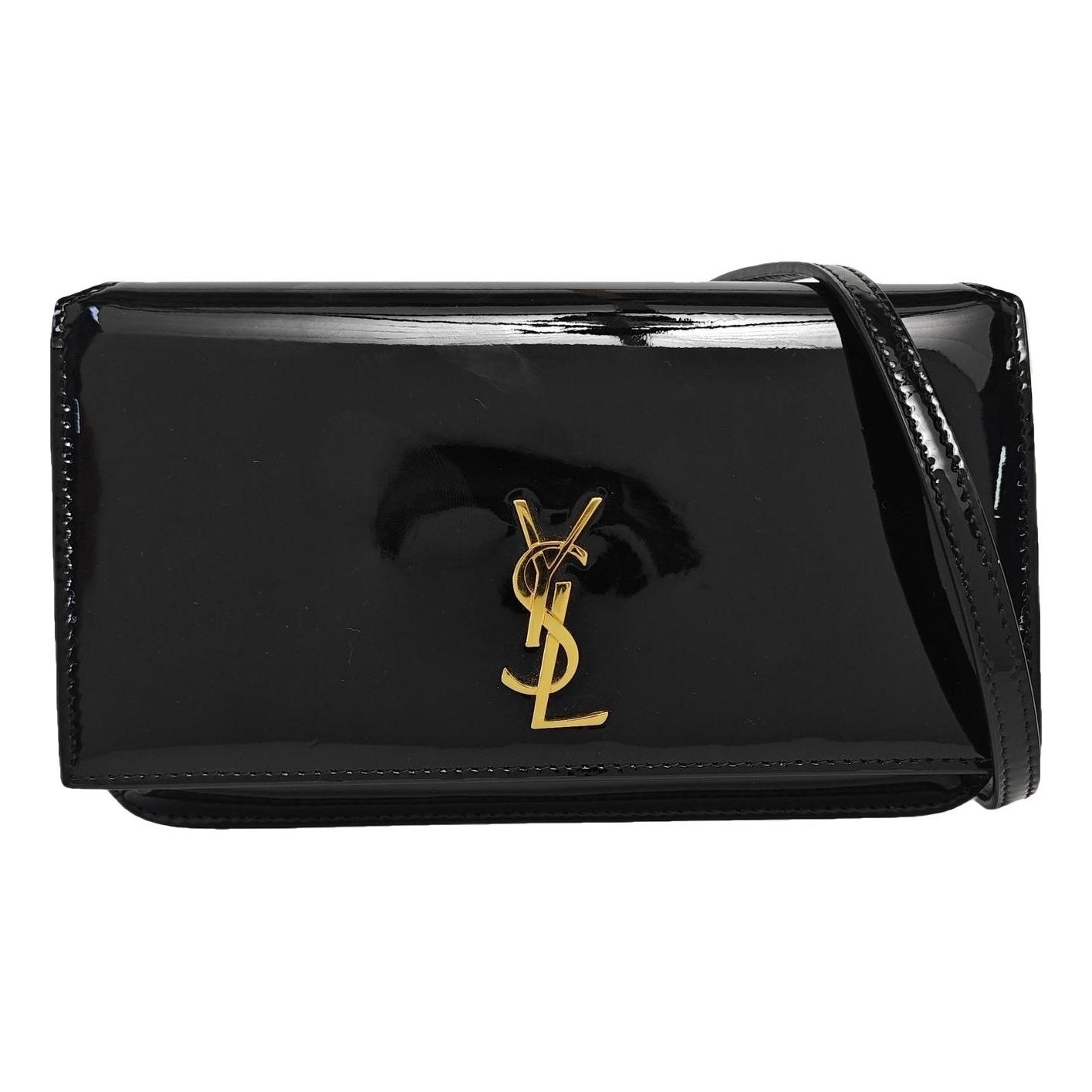 Patent leather handbag