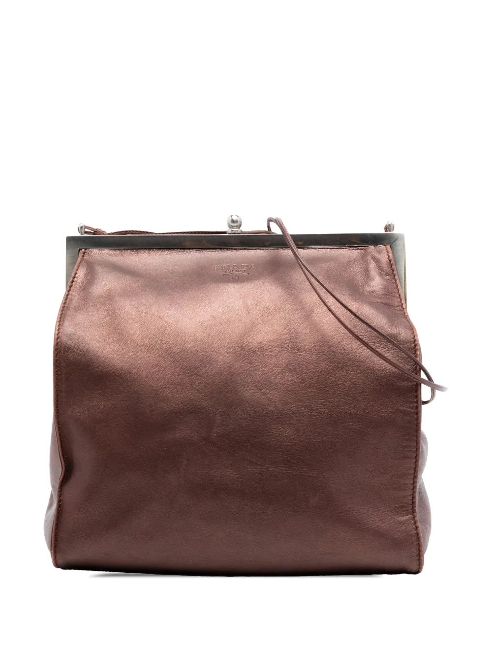 2000-2013 Metallic Nappa Frame crossbody bag