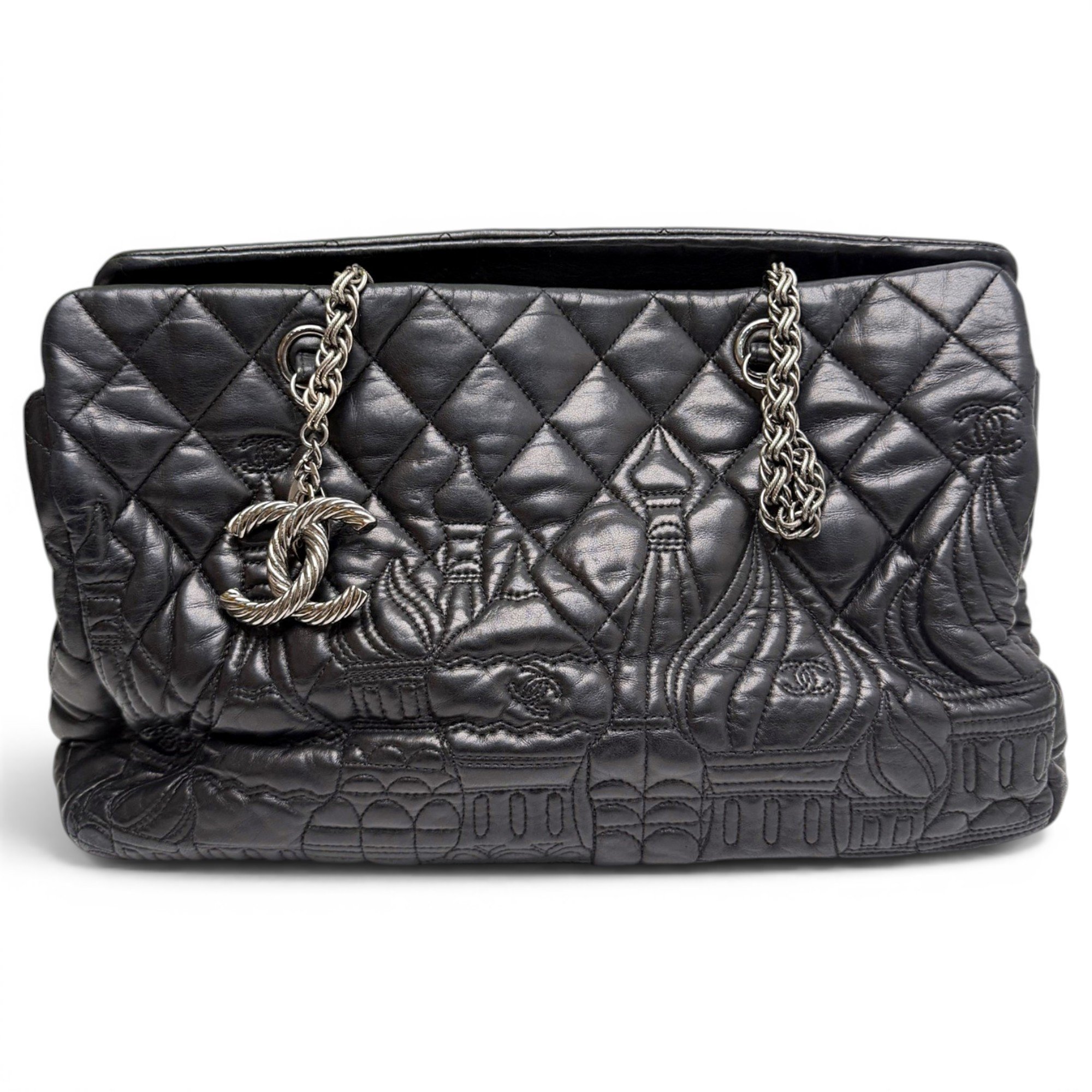 Mademoiselle leather handbag