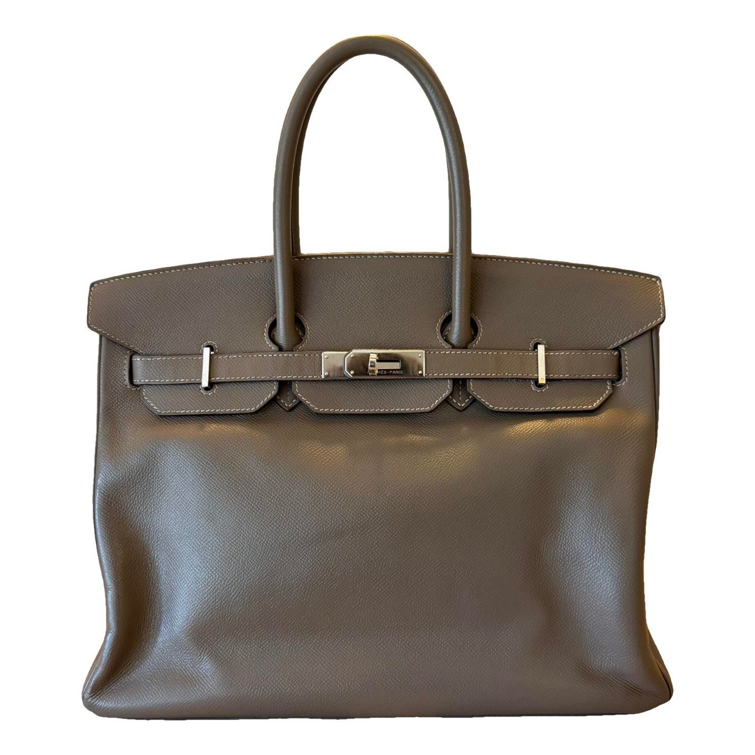 Birkin 35 leather handbag