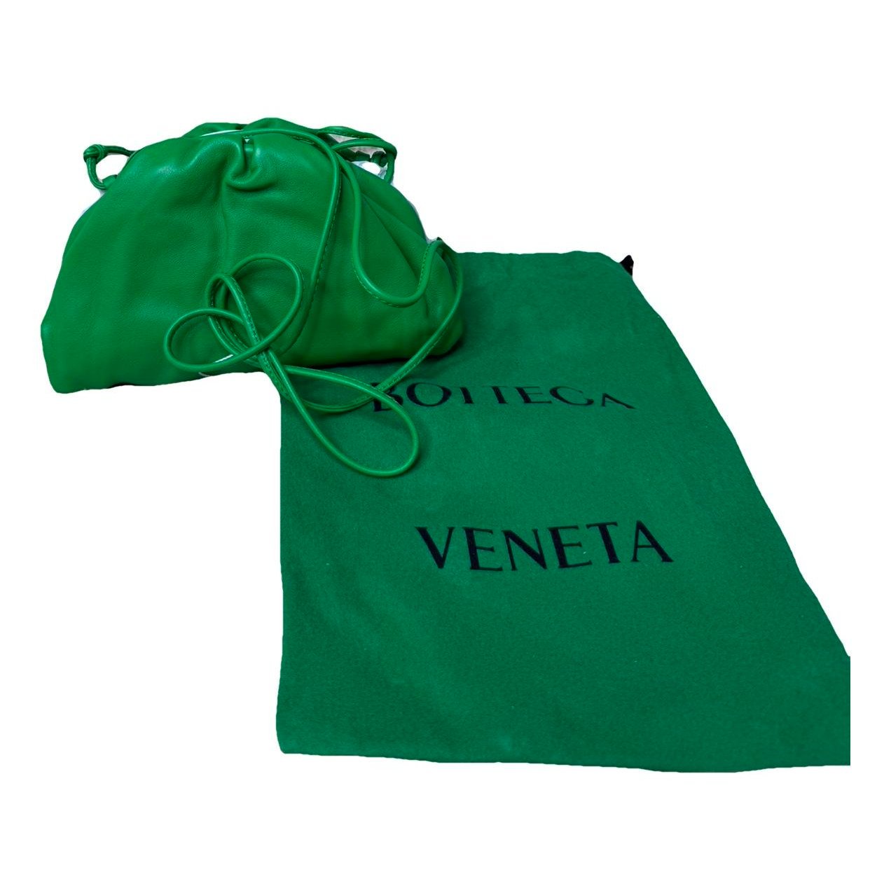 Pouch leather handbag