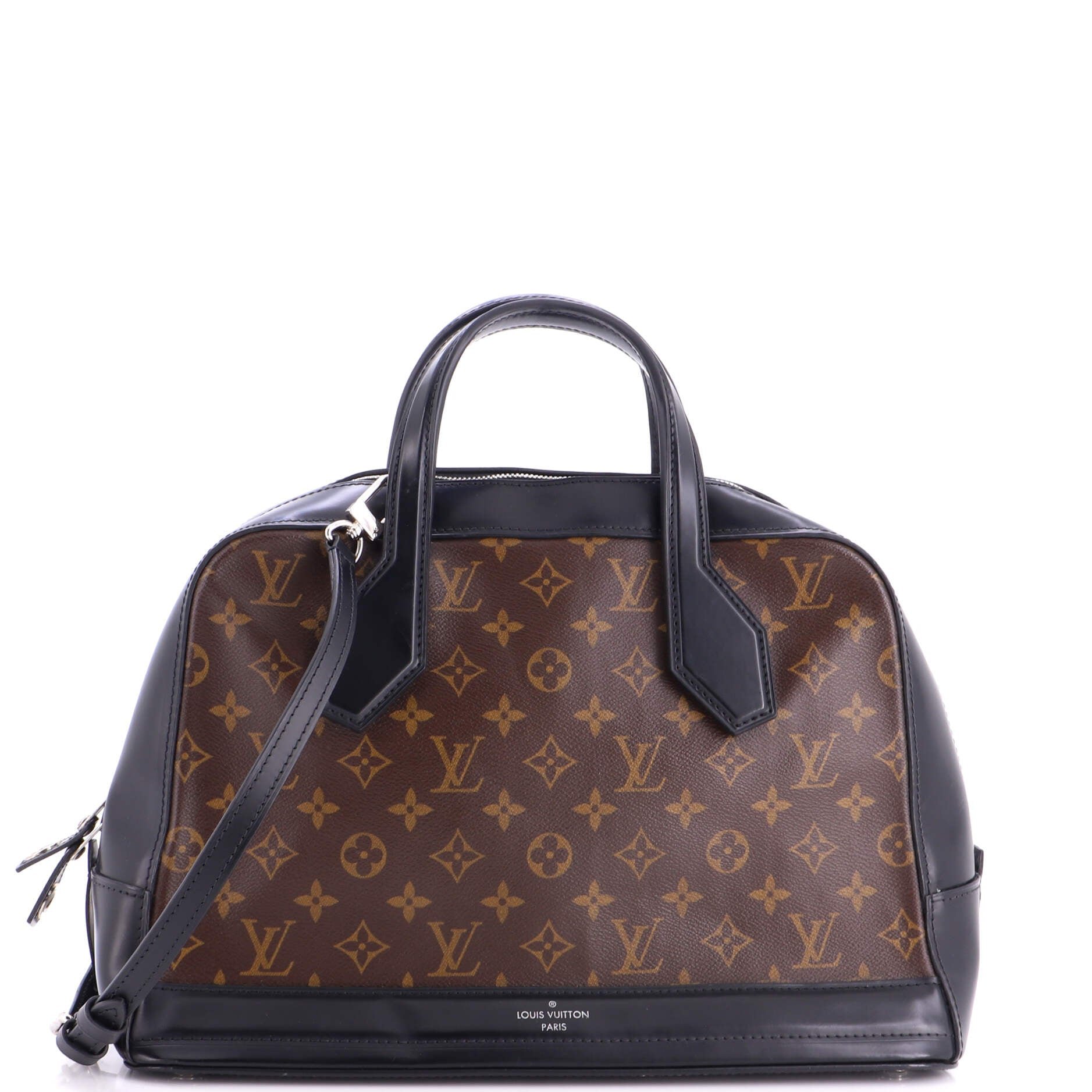 Dora Handbag Monogram Canvas and Calfskin MM