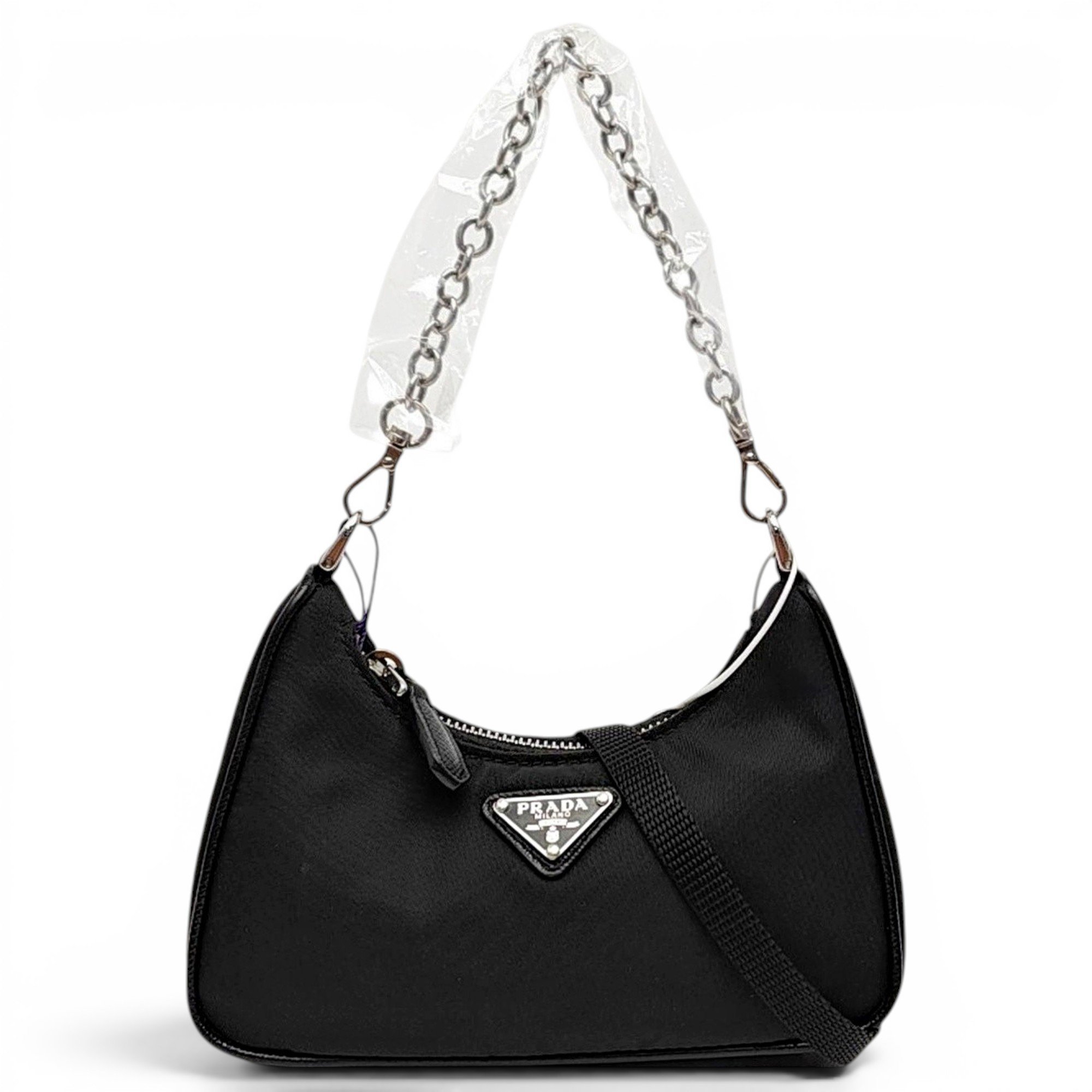 Re-edition cloth handbag