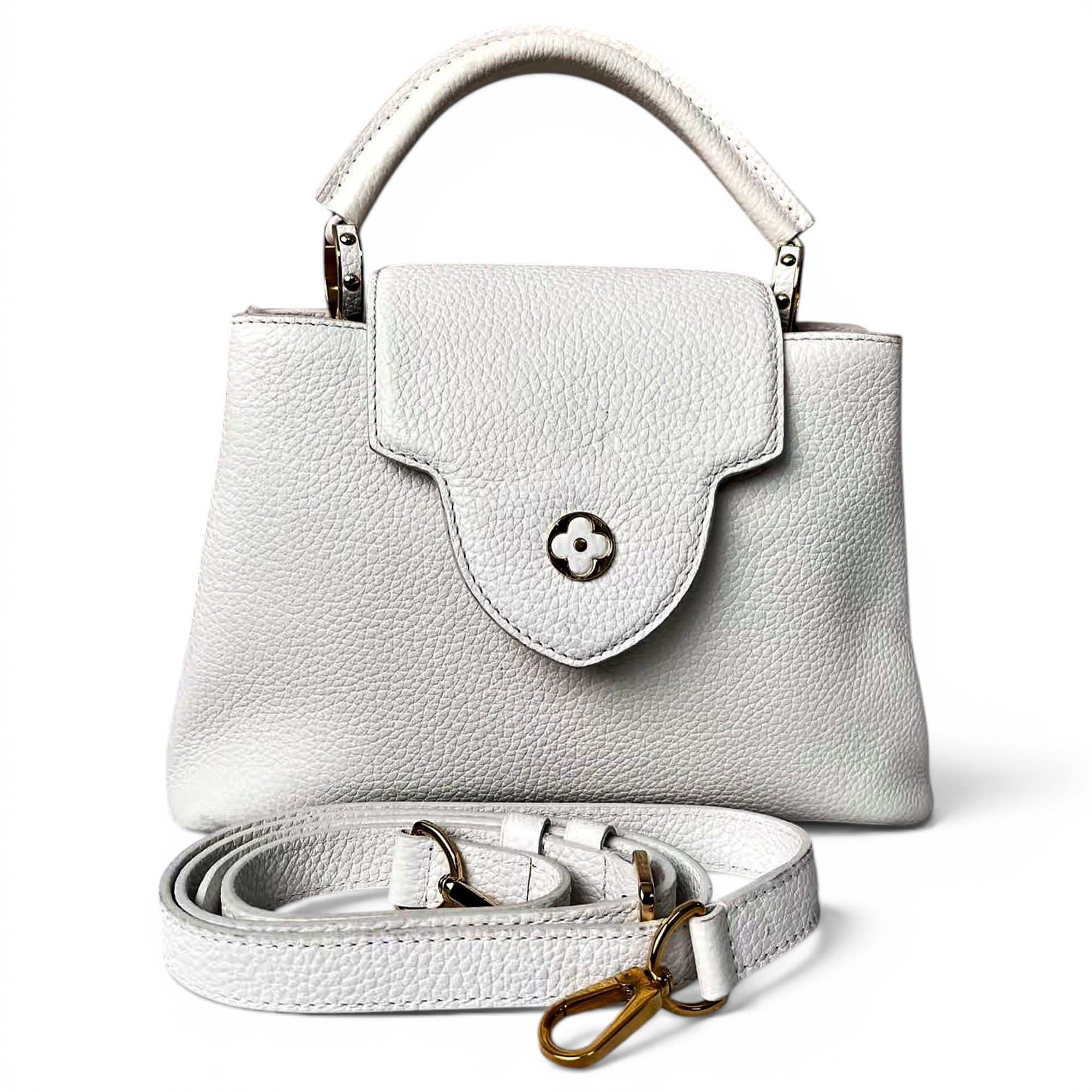 Capucines leather handbag