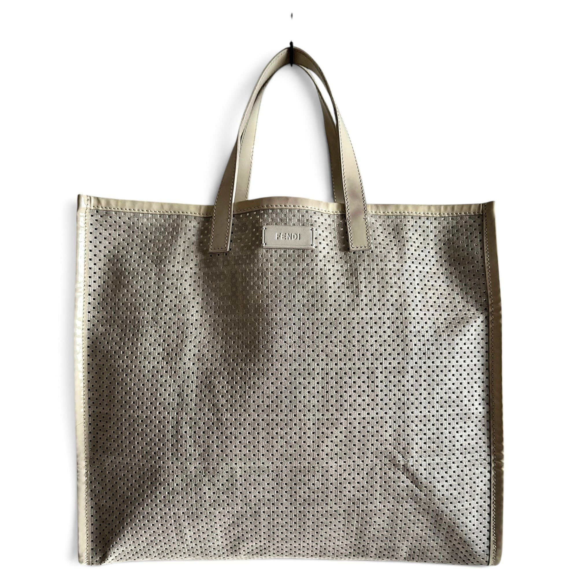 Patent leather tote