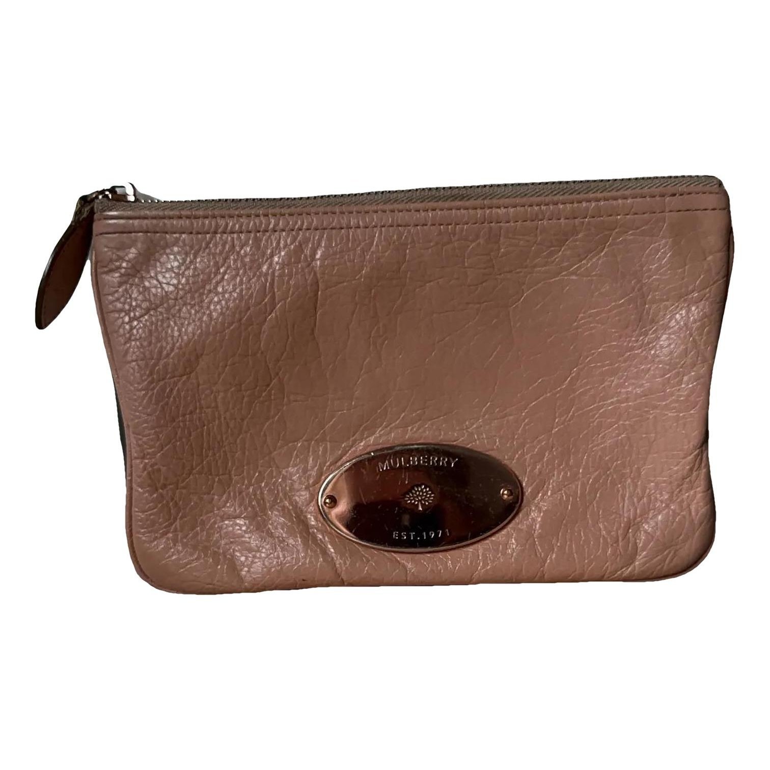Mulberry Leather clutch bag