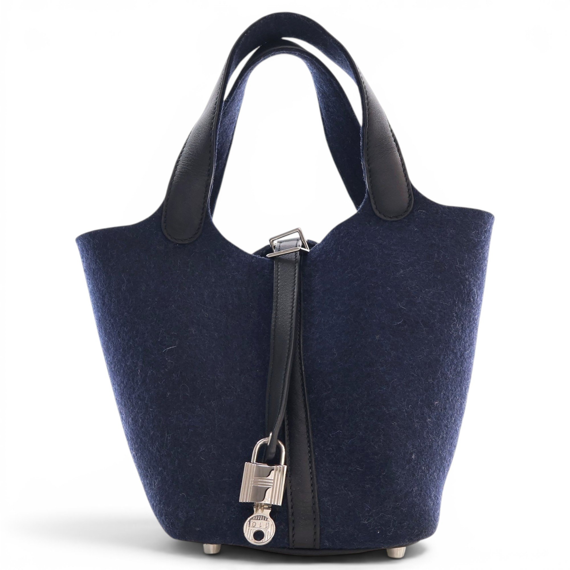 Picotin leather tote