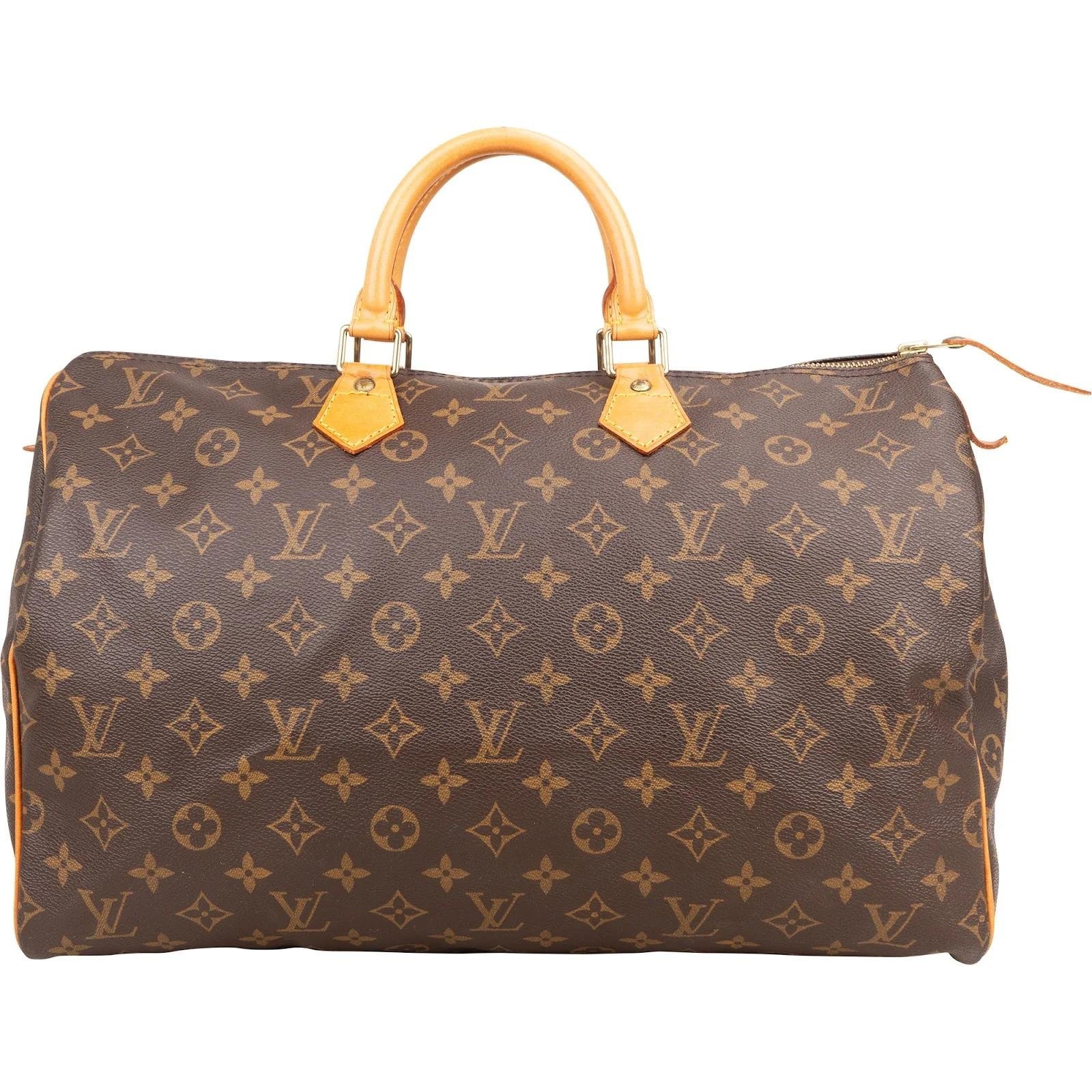 Speedy leather handbag