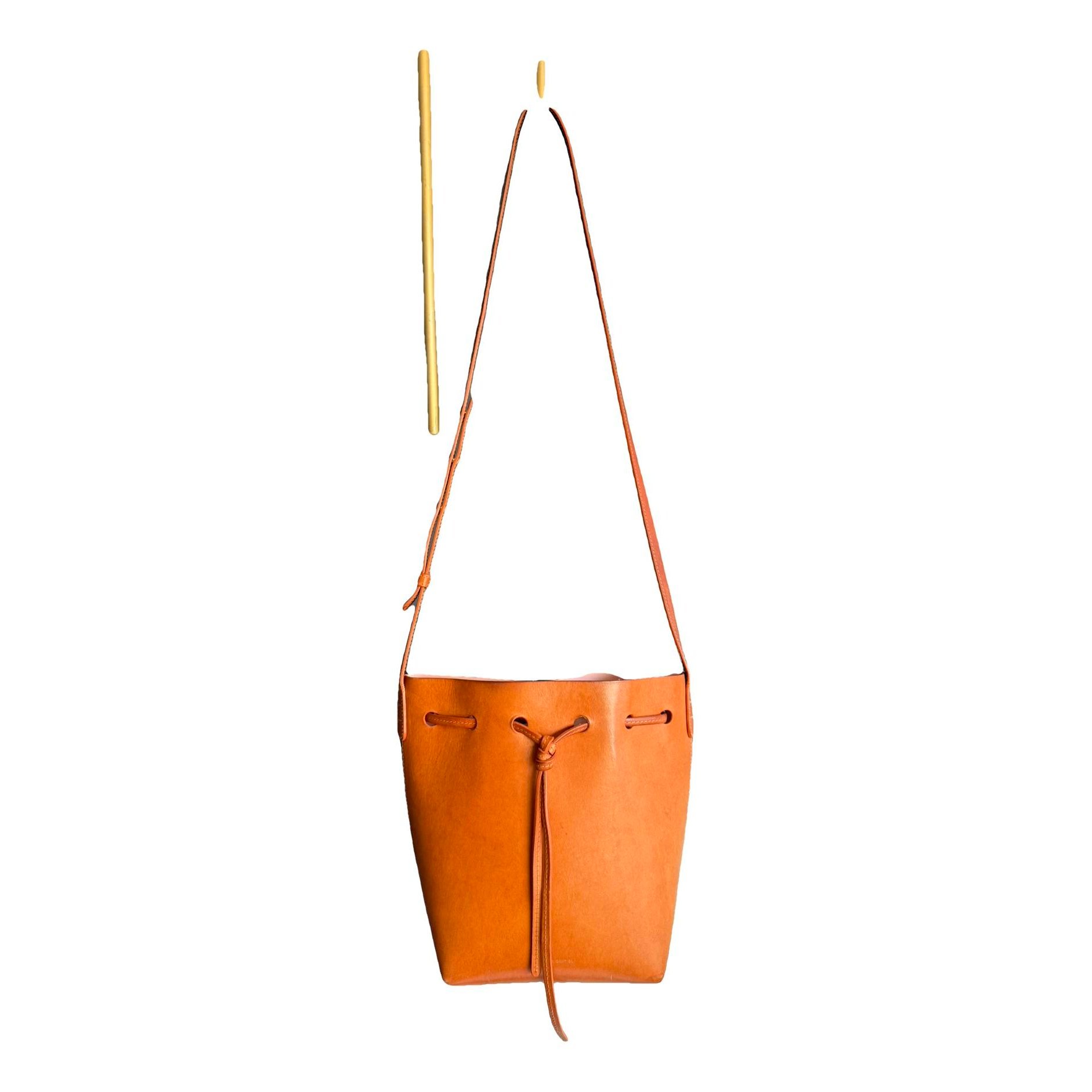 Mansur Gavriel Bucket leather crossbody bag