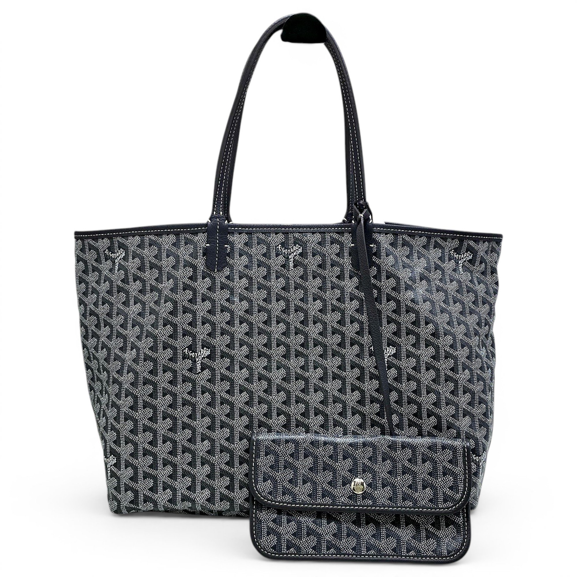 Goyard Saint-Louis leather handbag